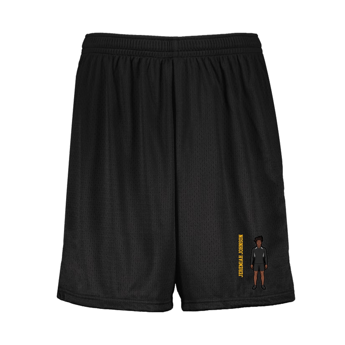 Shorts — Name Vertical in Black