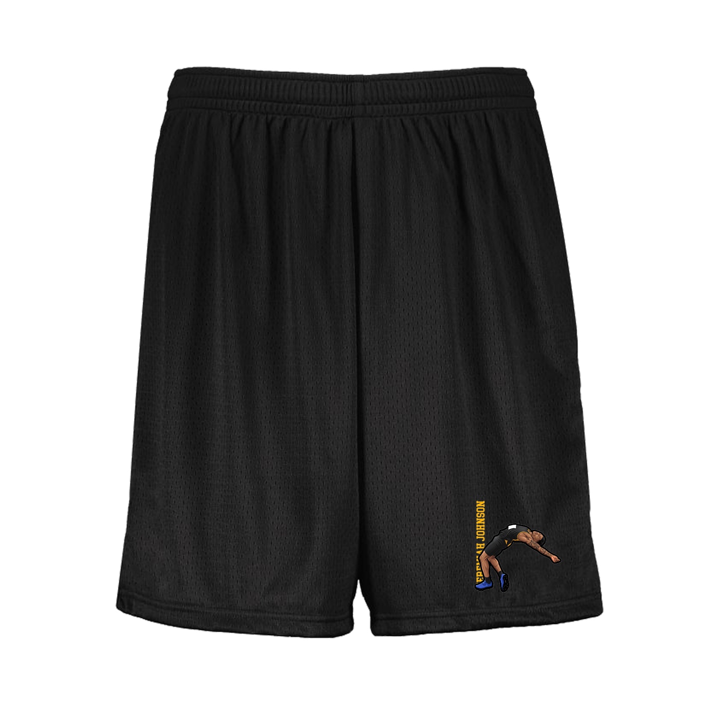 Shorts — Name Vertical in Black