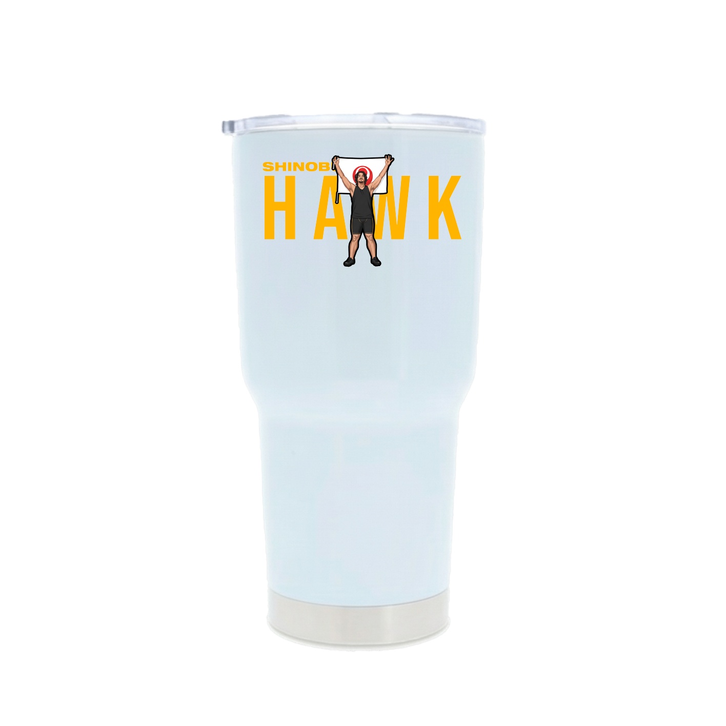 30oz Stainless Steel Tumbler — Player Name in White