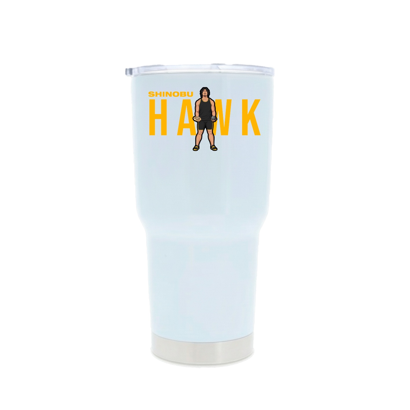 30oz Stainless Steel Tumbler — Player Name in White