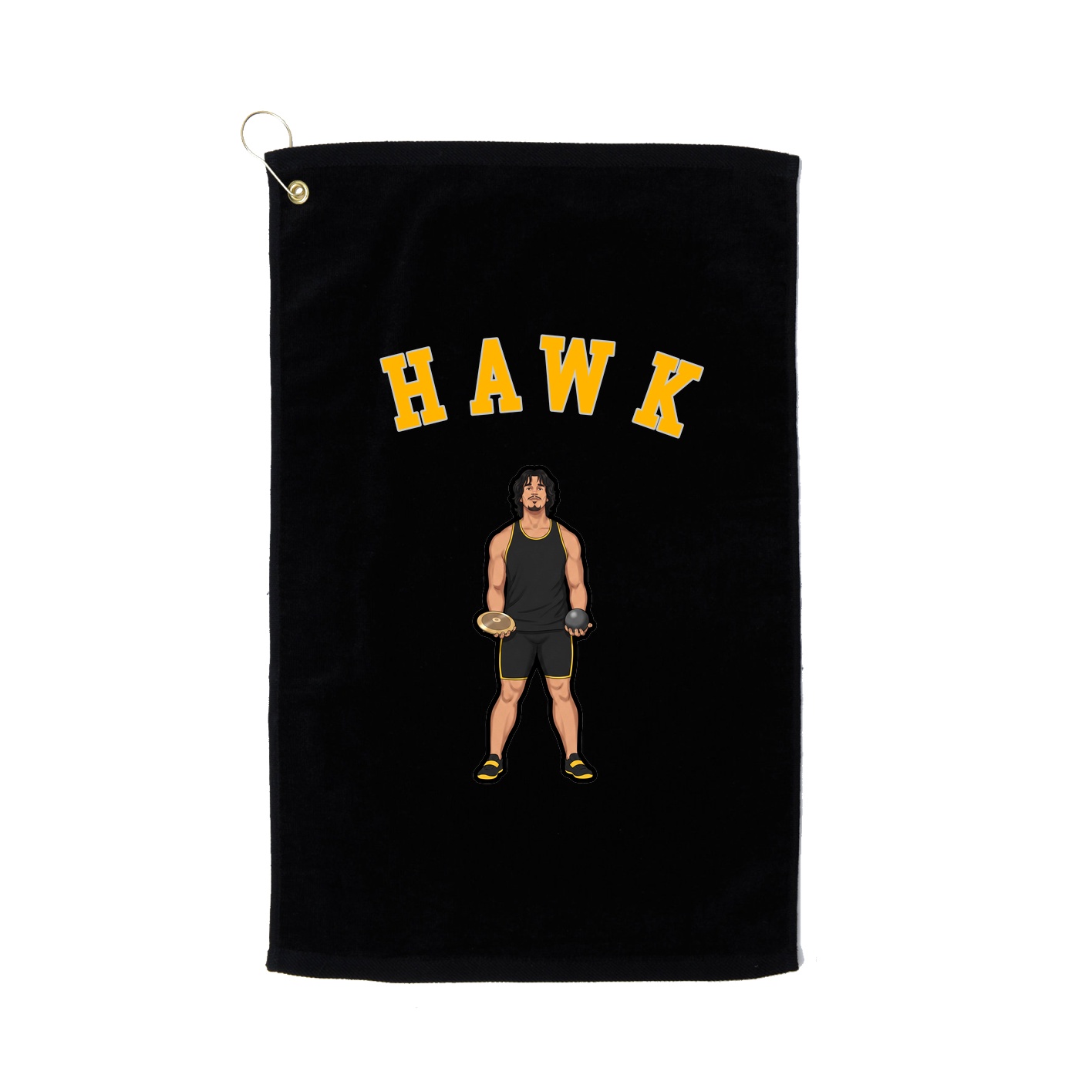 Golf Towel — Shirsey Arch in Black
