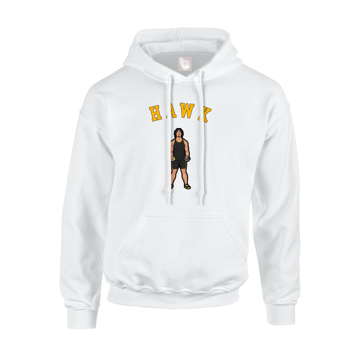 Youth Hoodie — Shirsey Arch in White