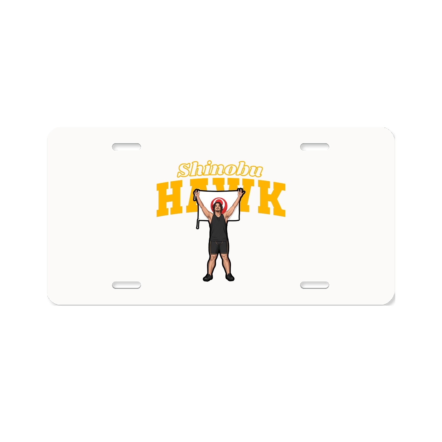 License Plate — Name Arch in Classic