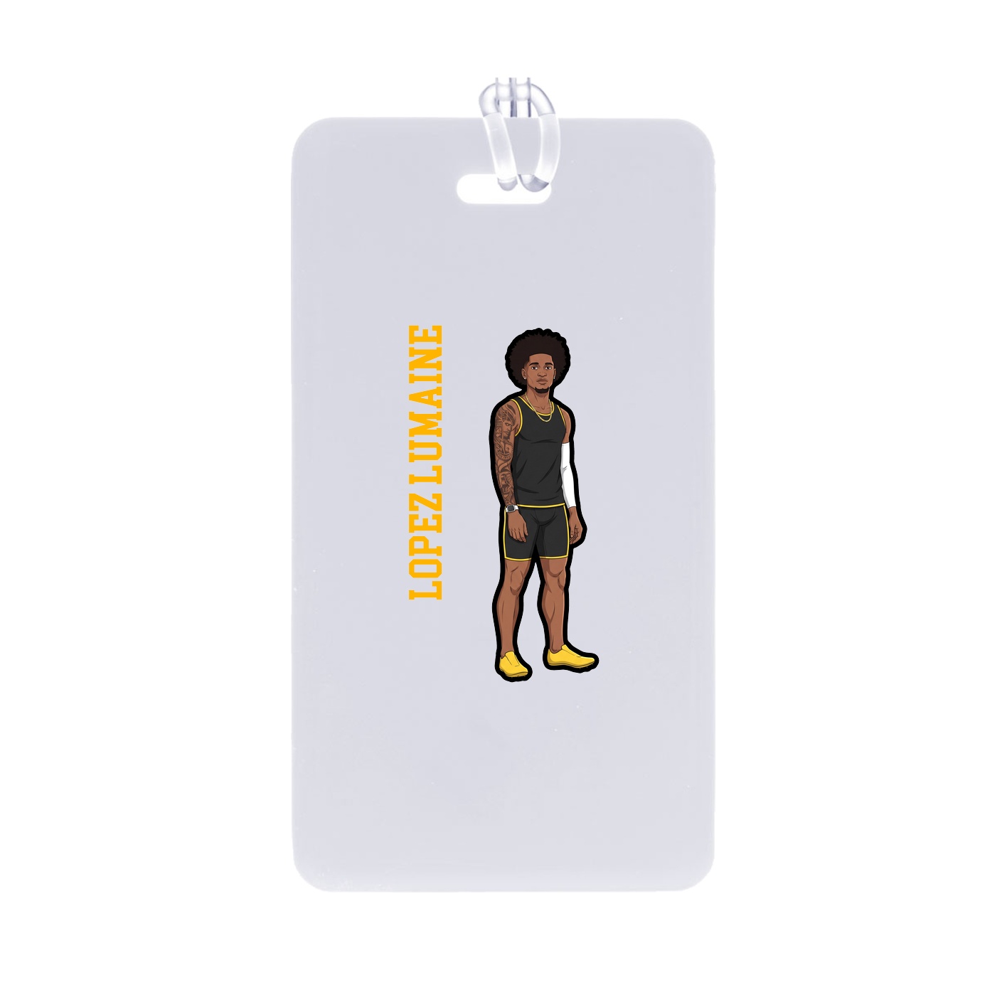 Bag Tag — Name Vertical in Classic