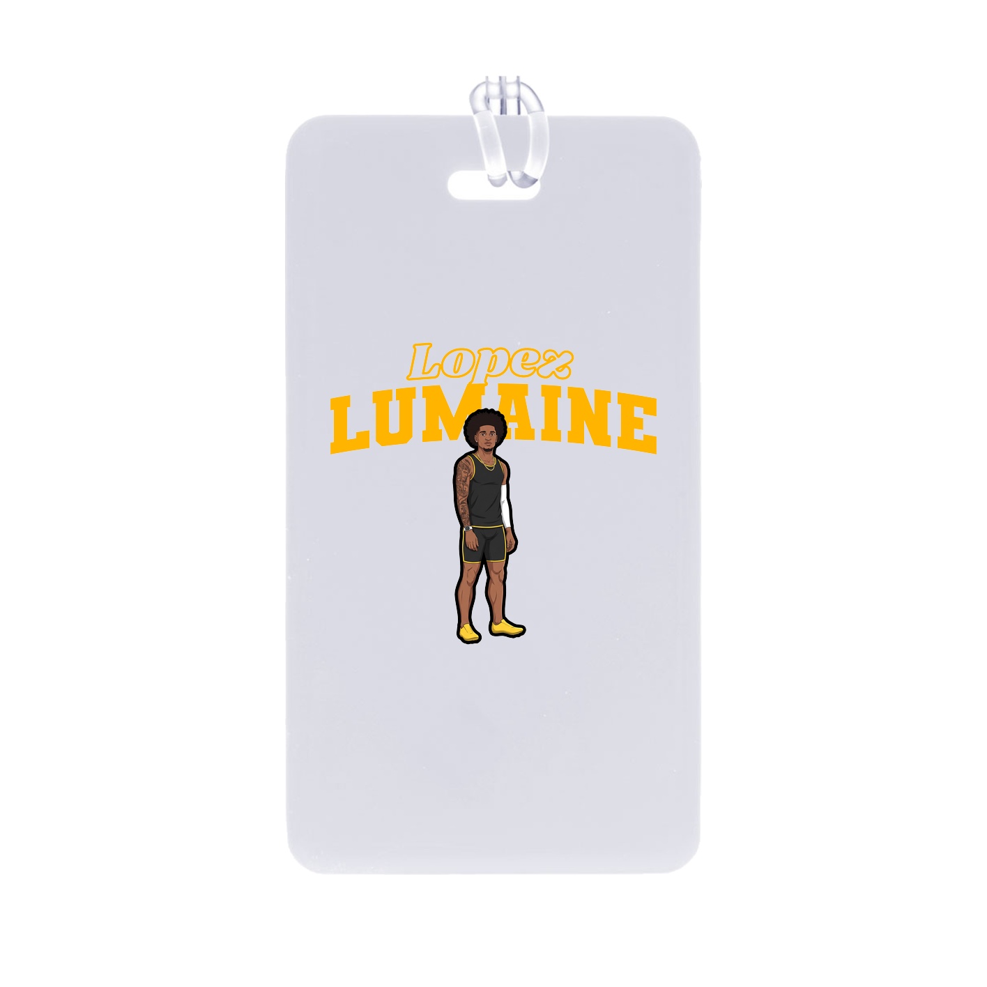 Bag Tag — Name Arch in Classic