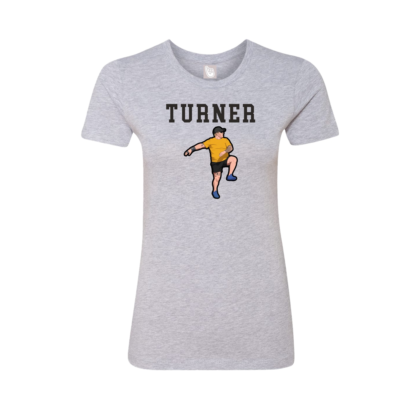 Fitted Women's Tee — Shirsey in Grey