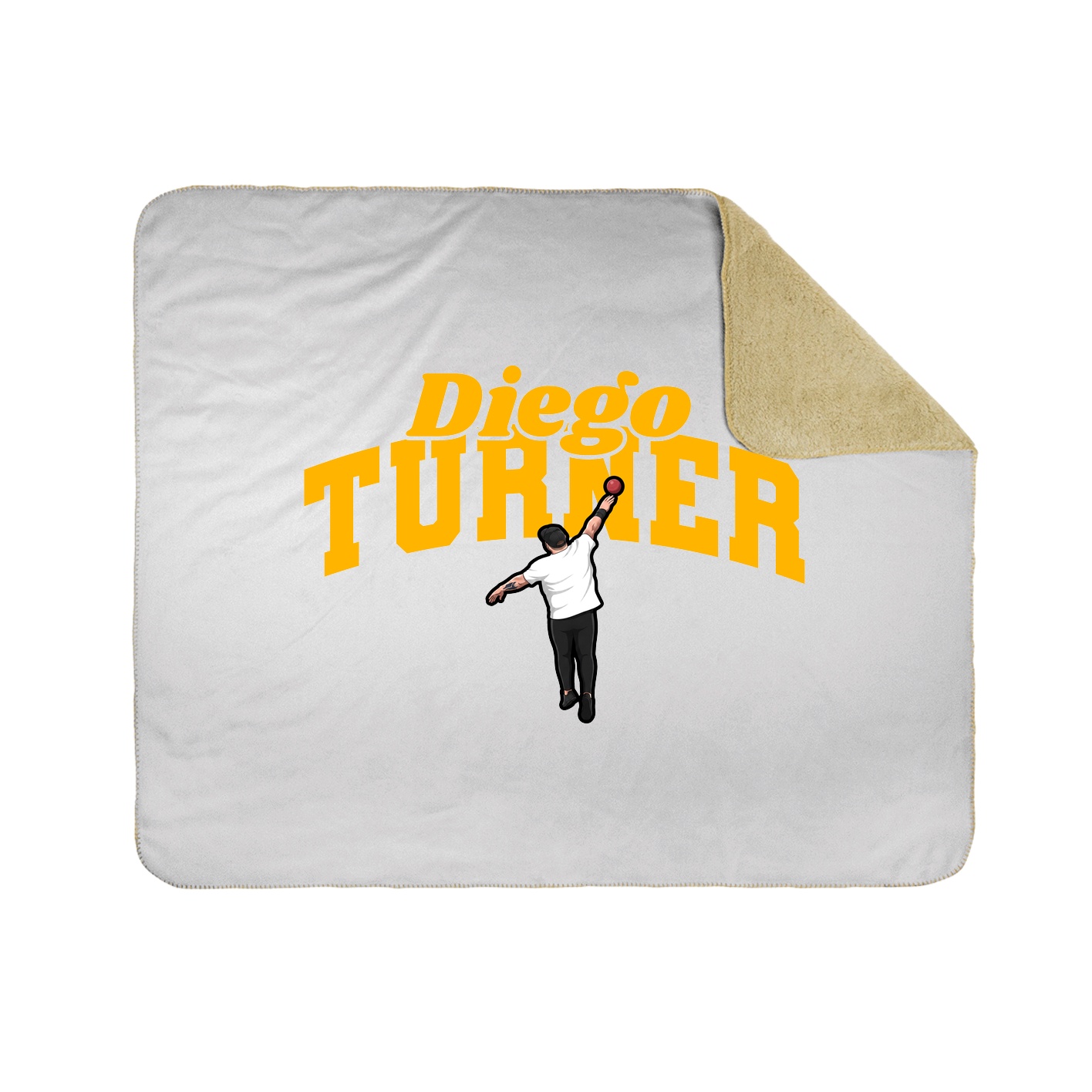 Throw Blanket — Signature Arch in White