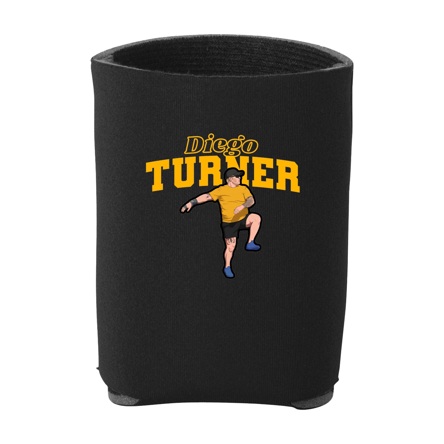 Can Holder — Name Arch in Black