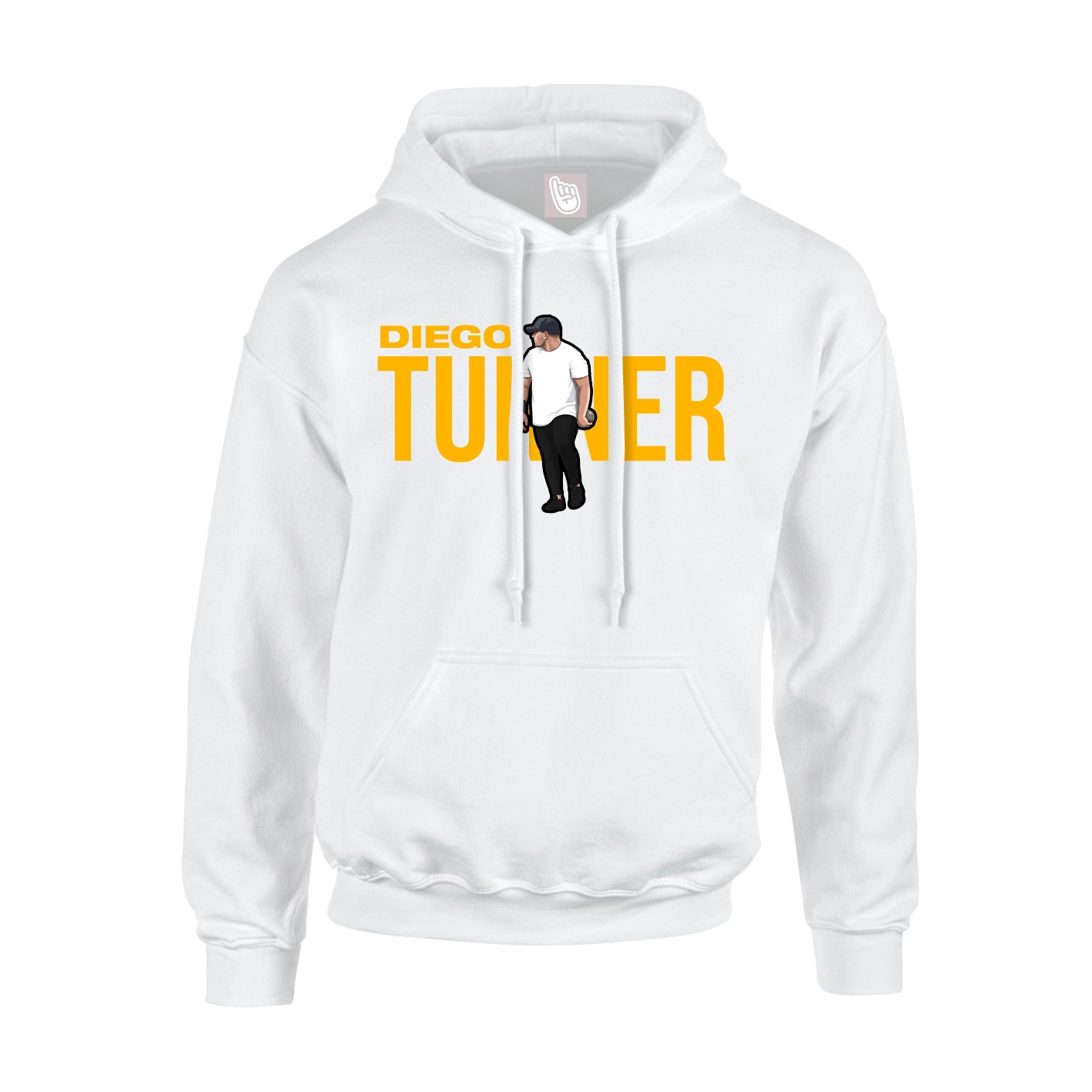 Hoodie — Player Name in White