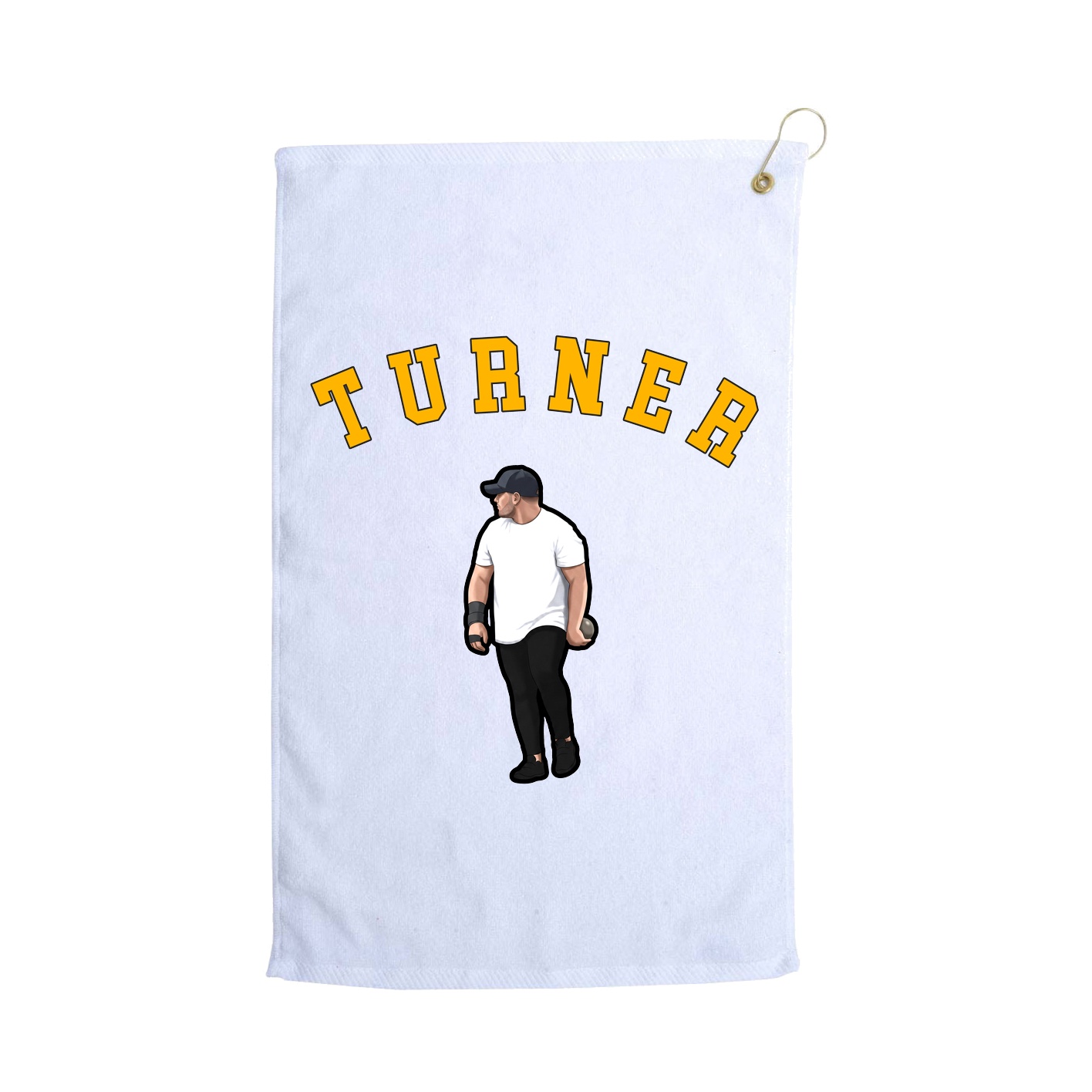 Golf Towel — Shirsey Arch in White