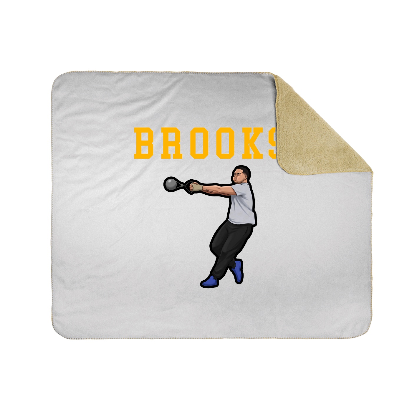 Throw Blanket — Shirsey in White