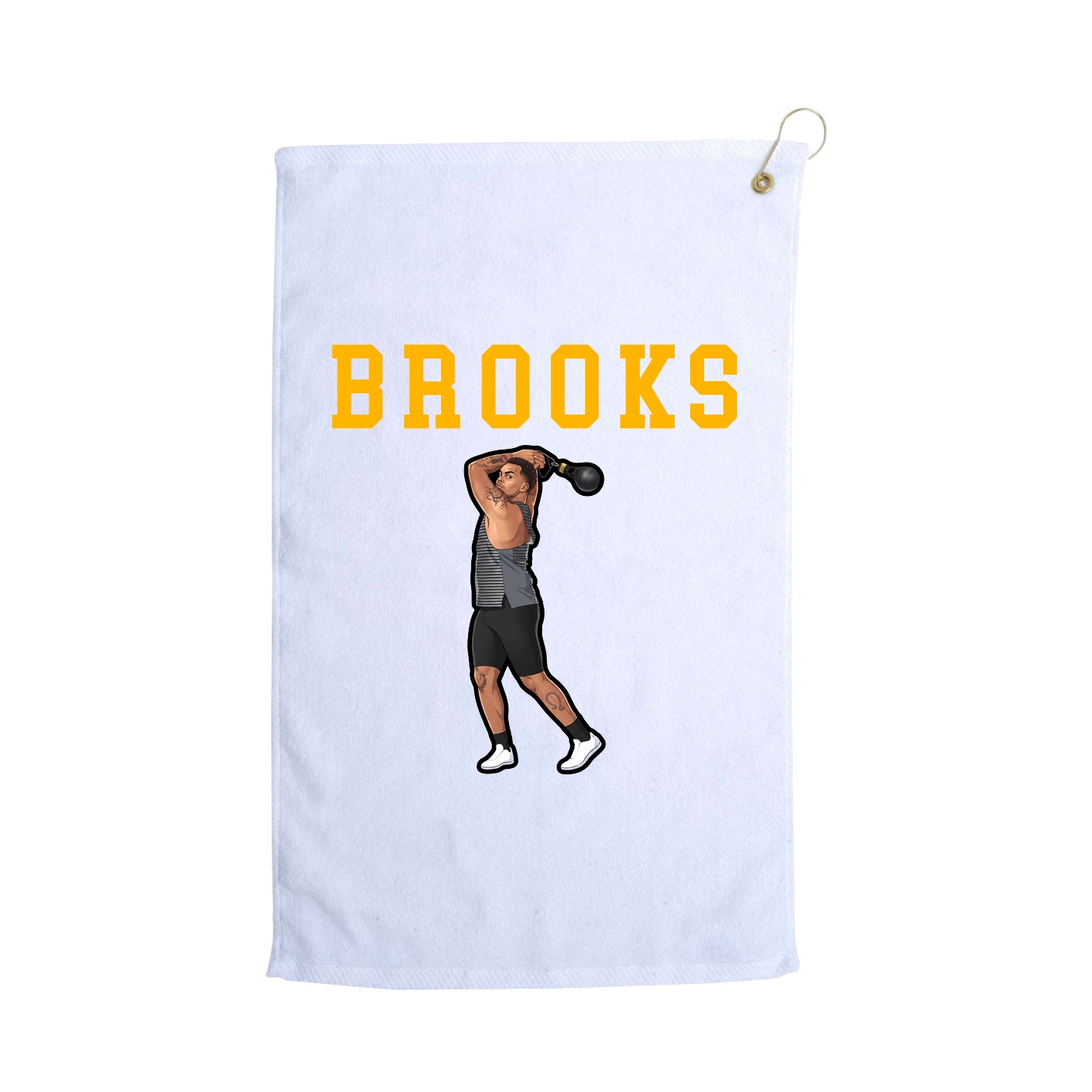 Golf Towel — Shirsey in White
