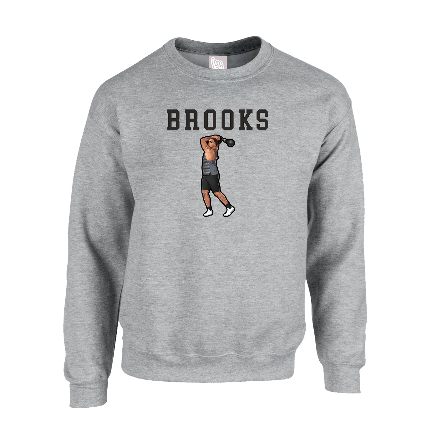 Fleece Crew — Shirsey in Grey