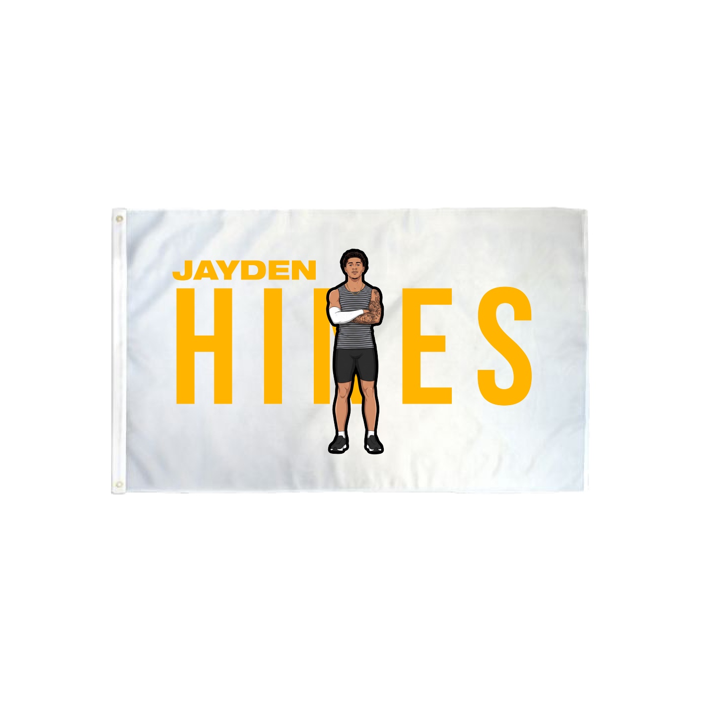 3x5 Flag — Player Name in Classic
