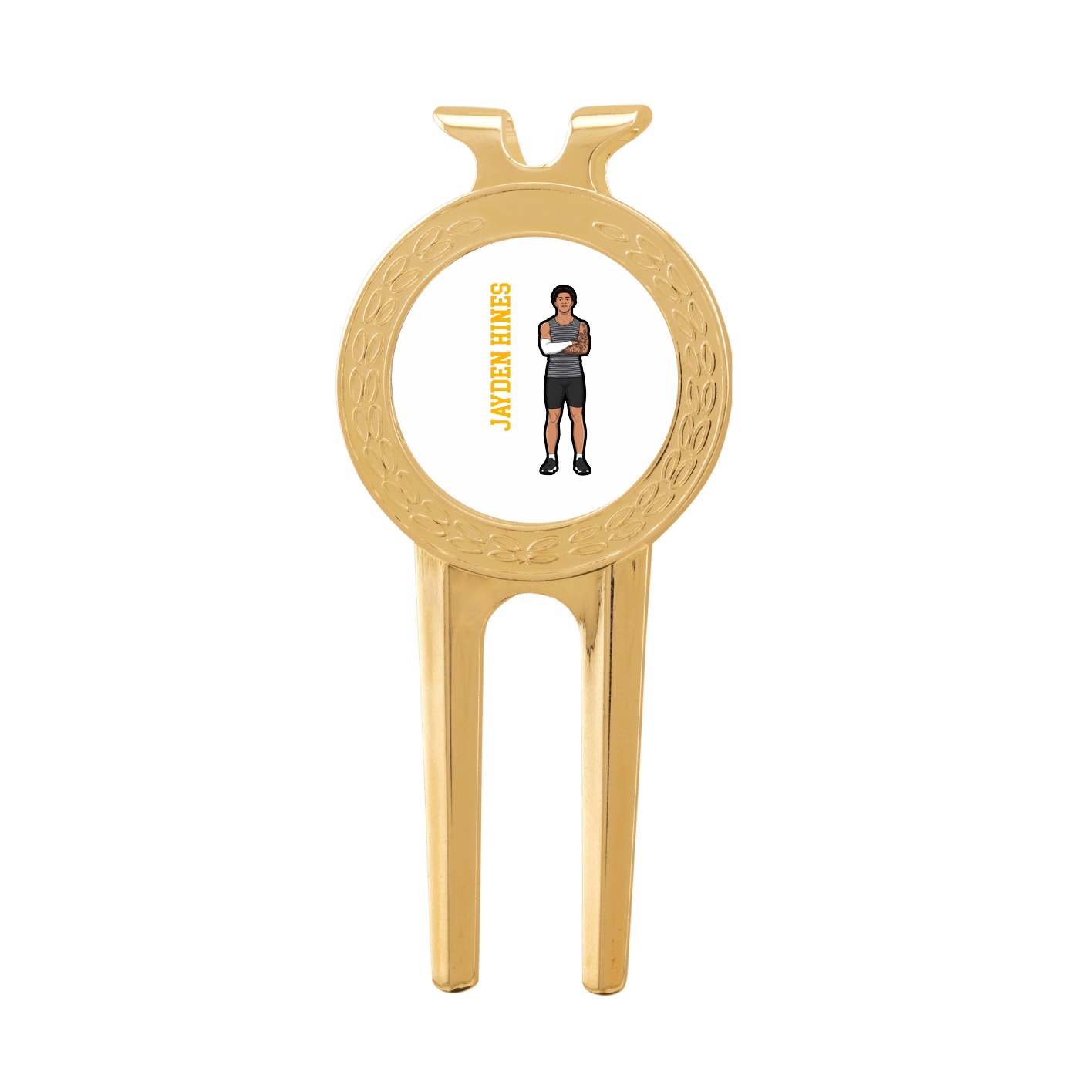 Divot Tool with Ball Marker — Name Vertical in Classic