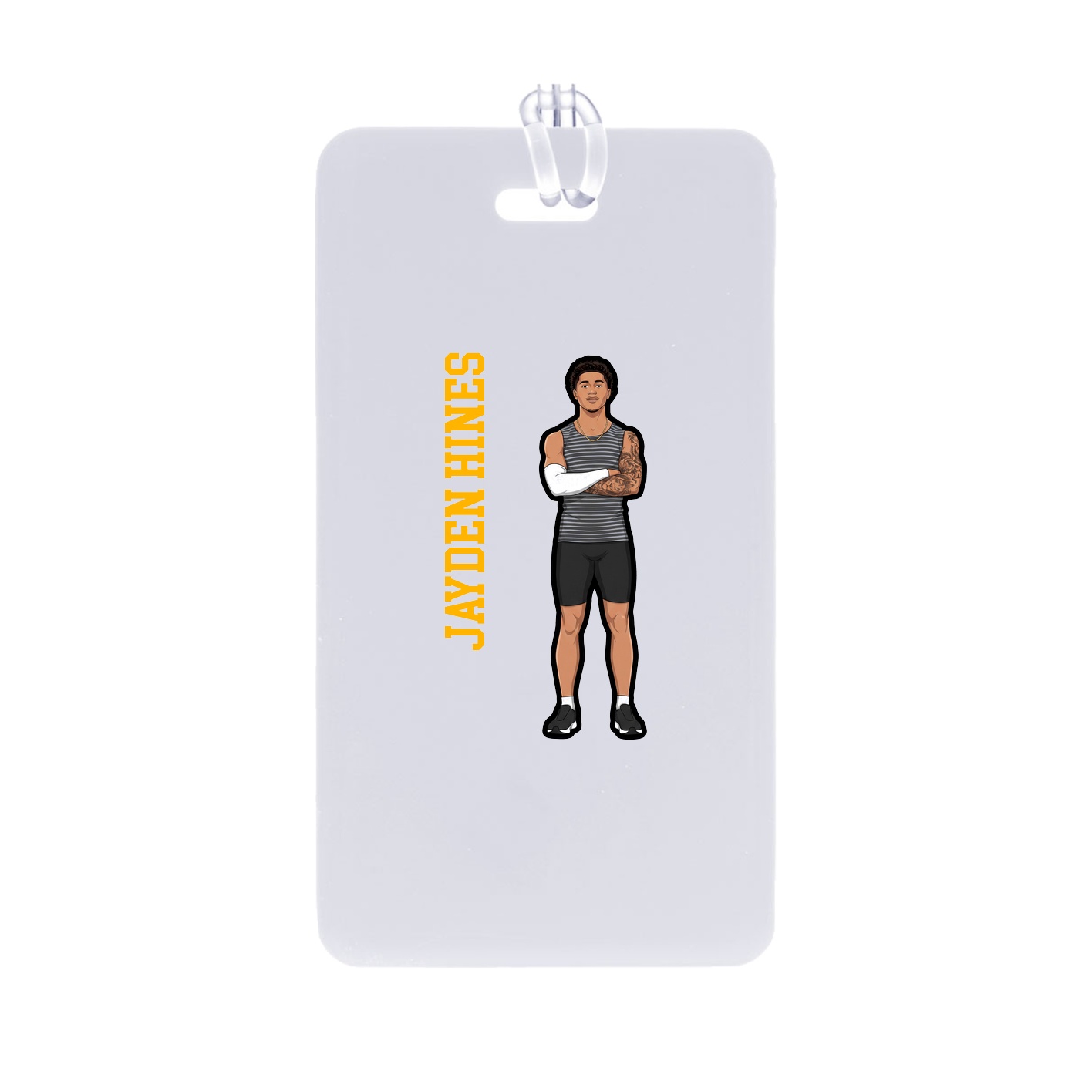 Bag Tag — Name Vertical in Classic