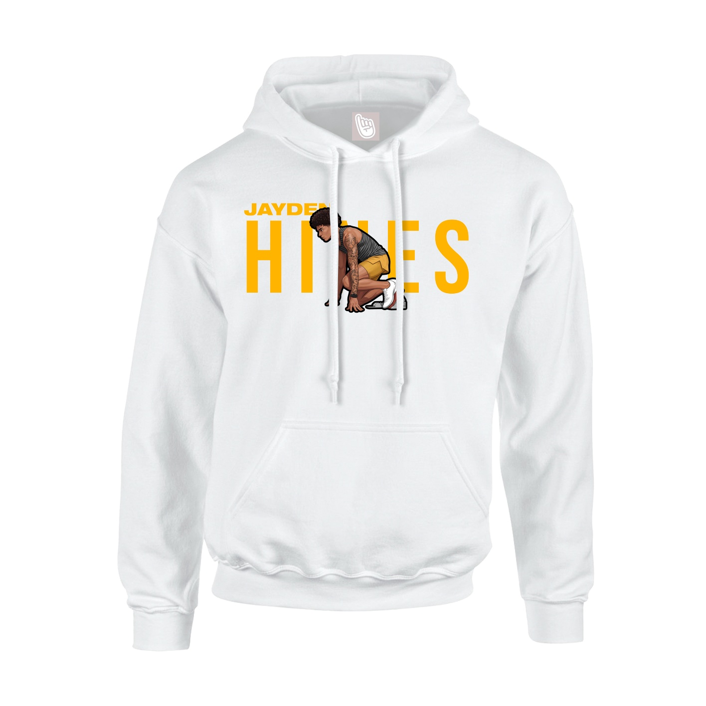 Hoodie — Player Name in White