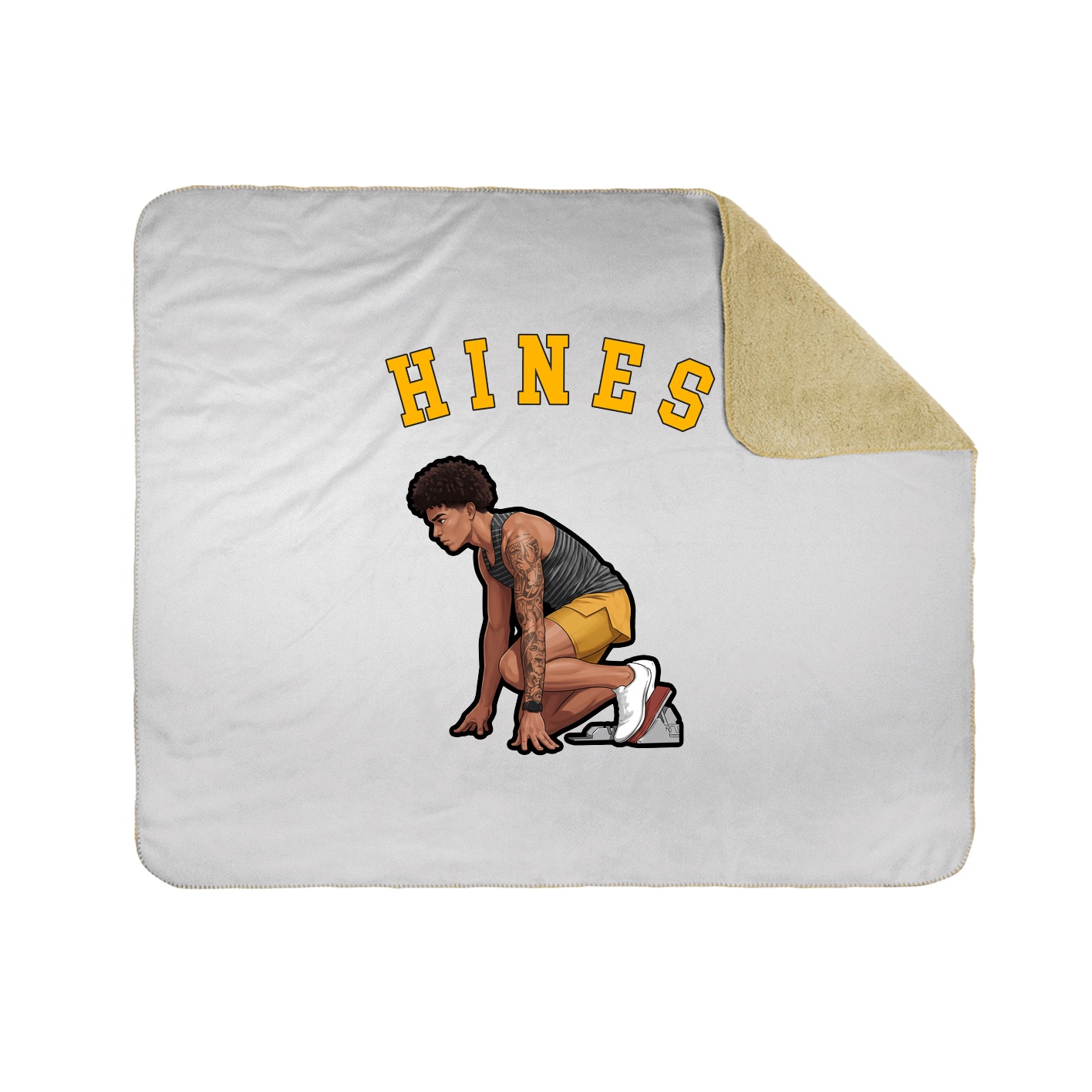Throw Blanket — Shirsey Arch in White