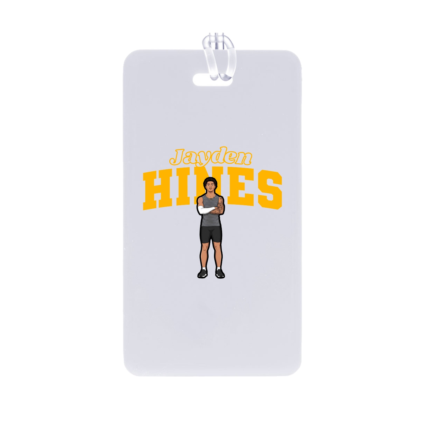 Bag Tag — Name Arch in Classic