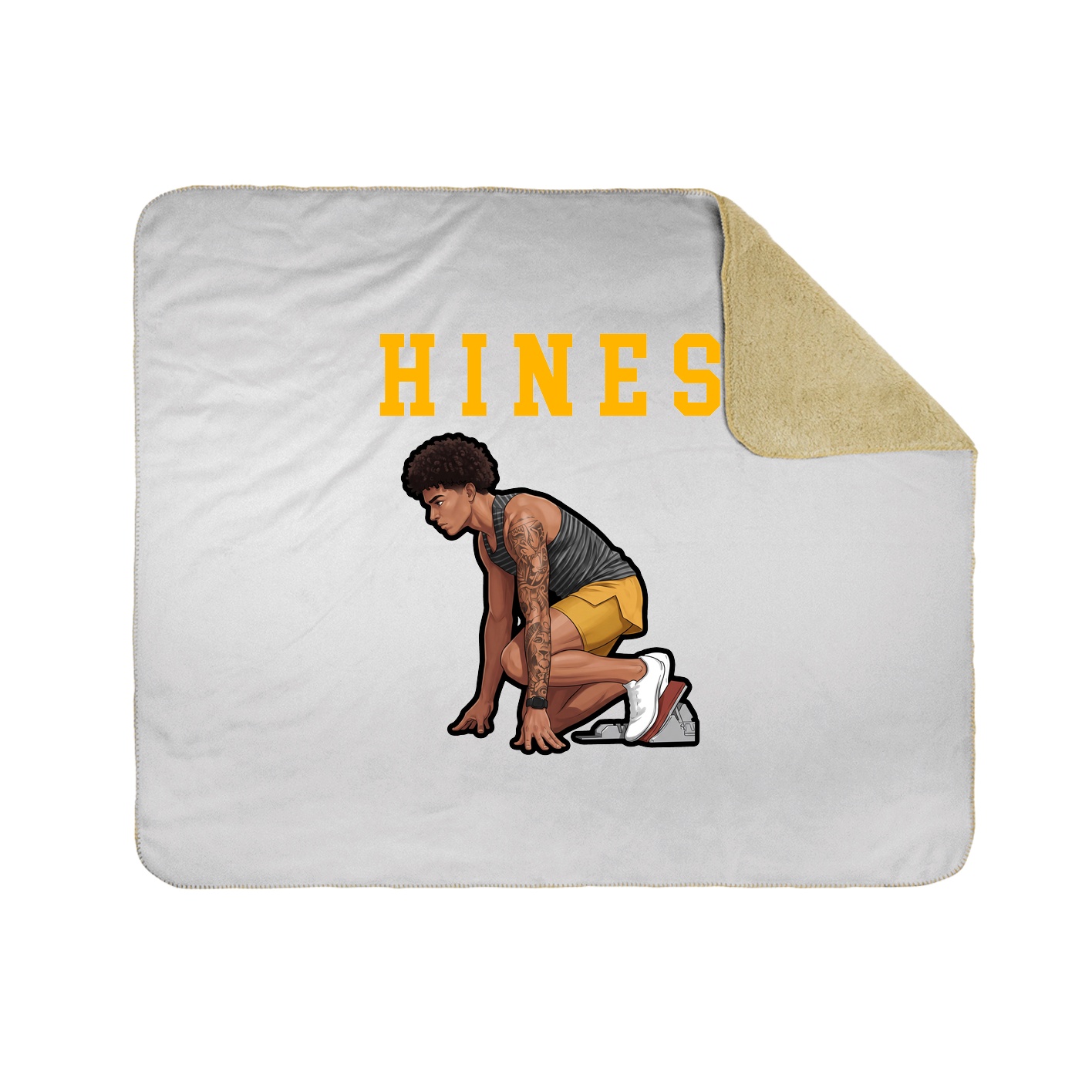 Throw Blanket — Shirsey in White