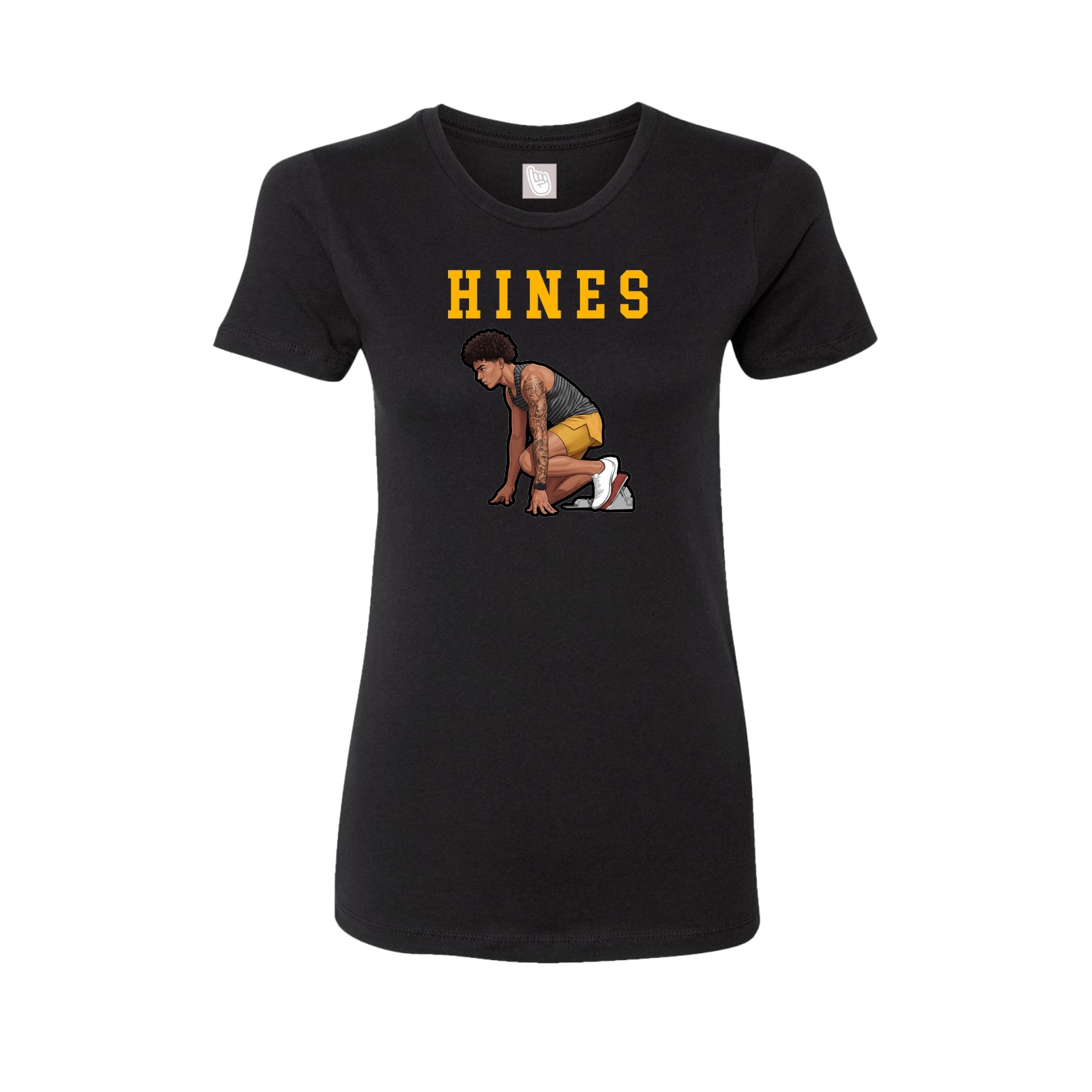 Fitted Women's Tee — Shirsey in Black