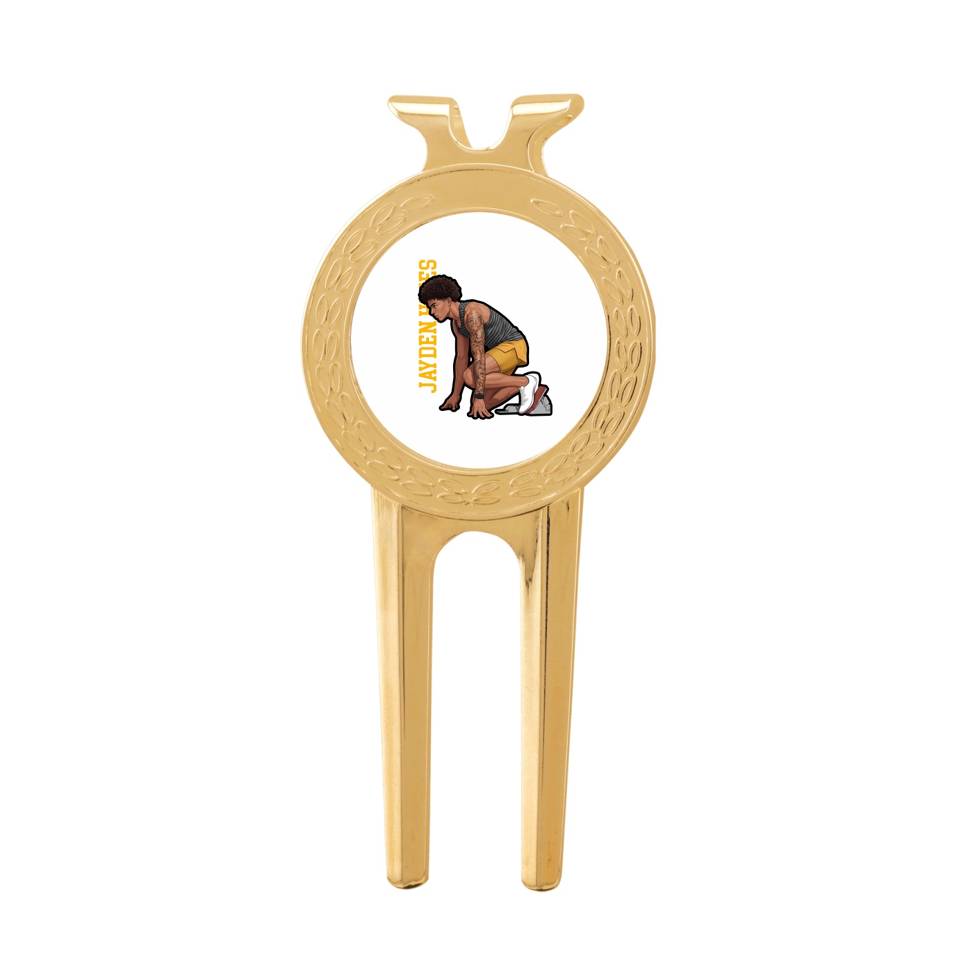 Divot Tool with Ball Marker — Name Vertical in Classic