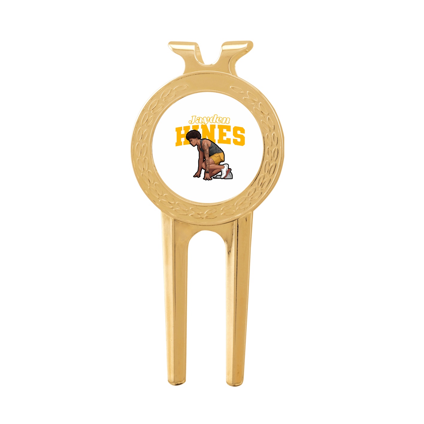 Divot Tool with Ball Marker — Name Arch in Classic