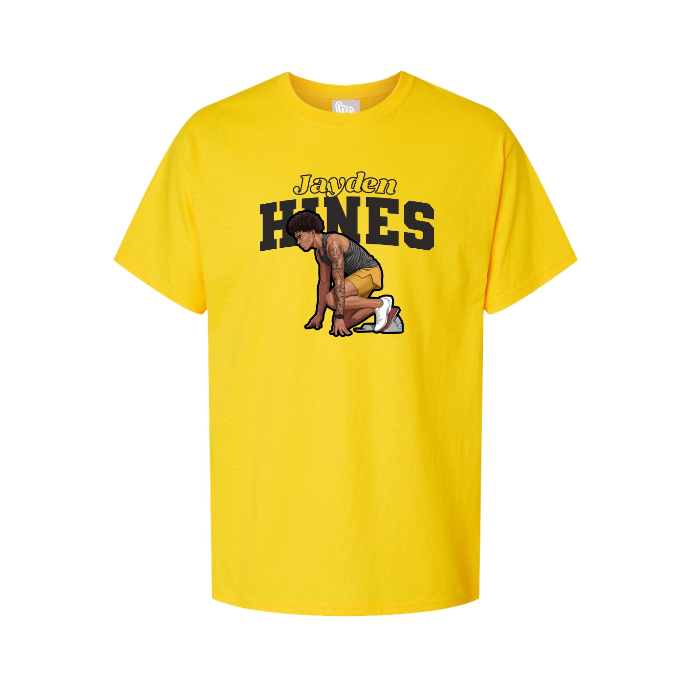 Tee — Name Arch in Gold
