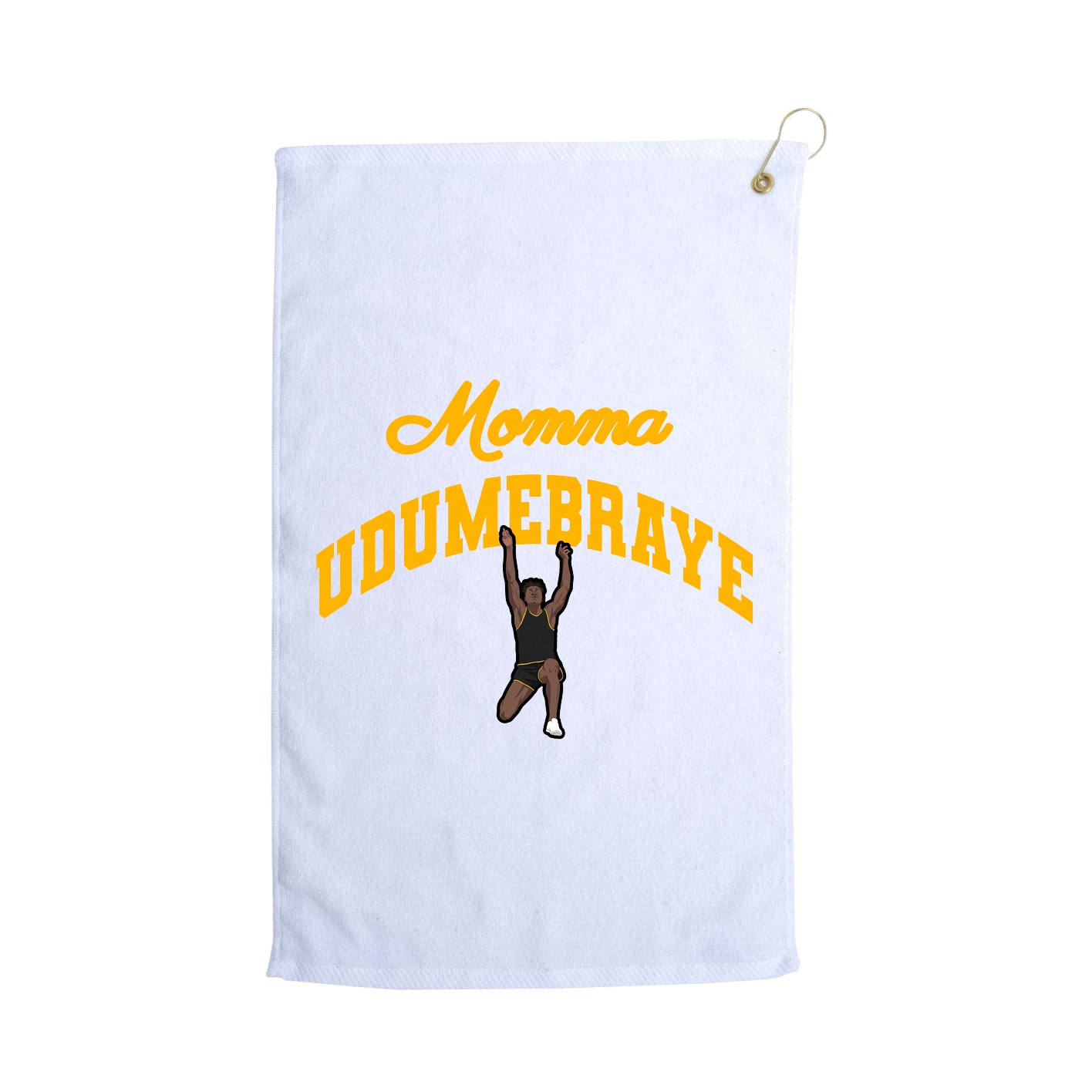 Golf Towel — Mothers Day Arch in White