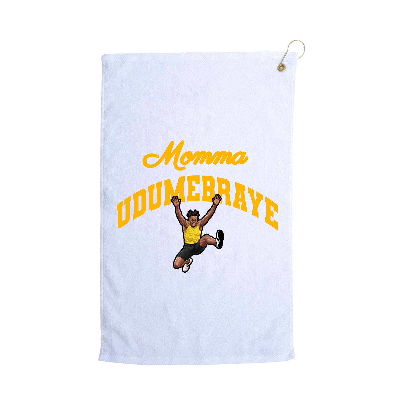 Golf Towel — Mothers Day Arch in White