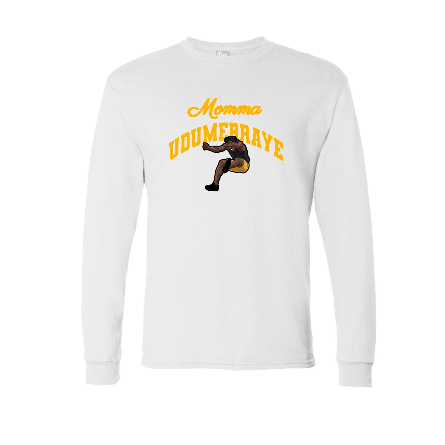 Long Sleeve Tee — Mothers Day Arch in White