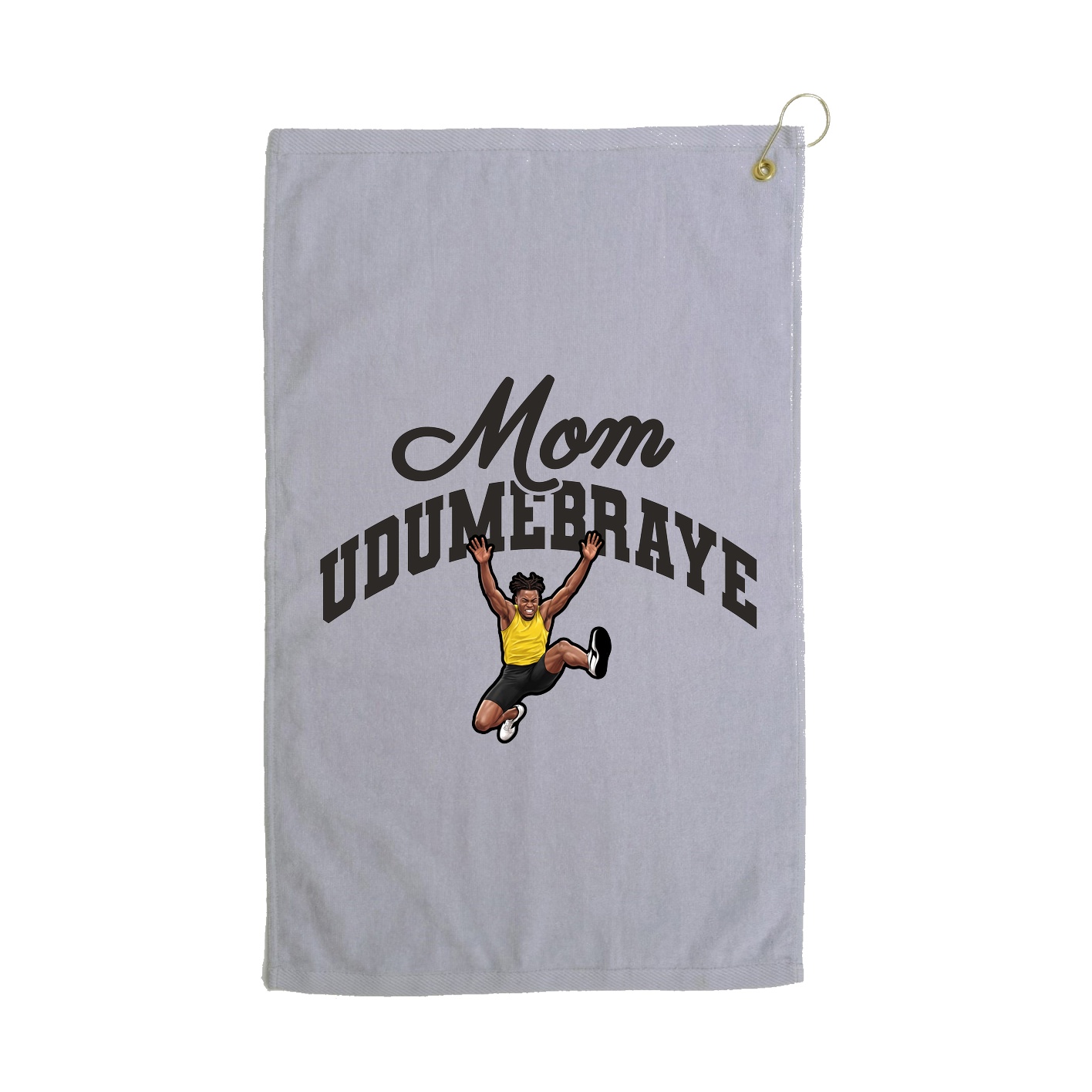 Golf Towel — Mothers Day Arch in Grey