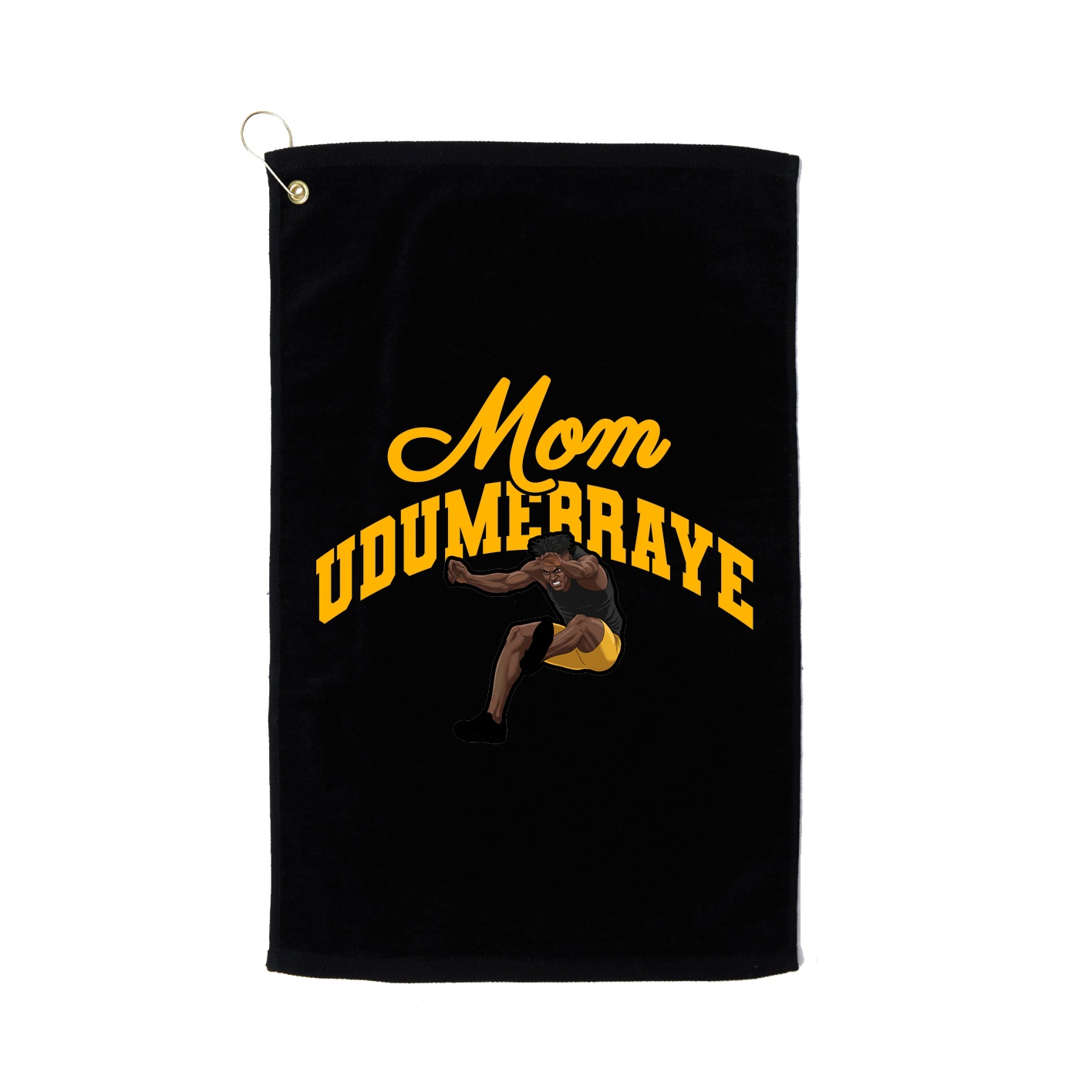 Golf Towel — Mothers Day Arch in Black