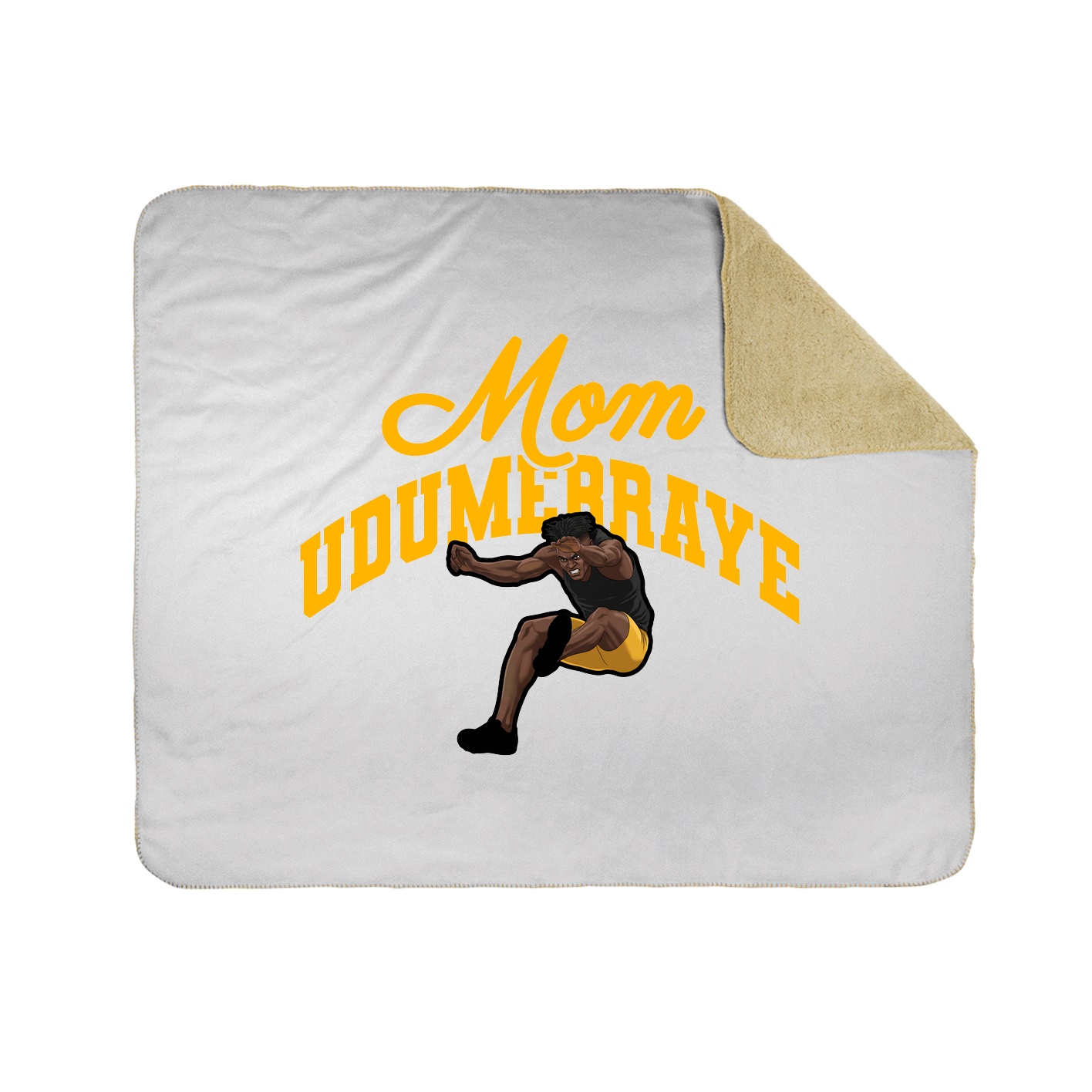 Throw Blanket — Mothers Day Arch in White