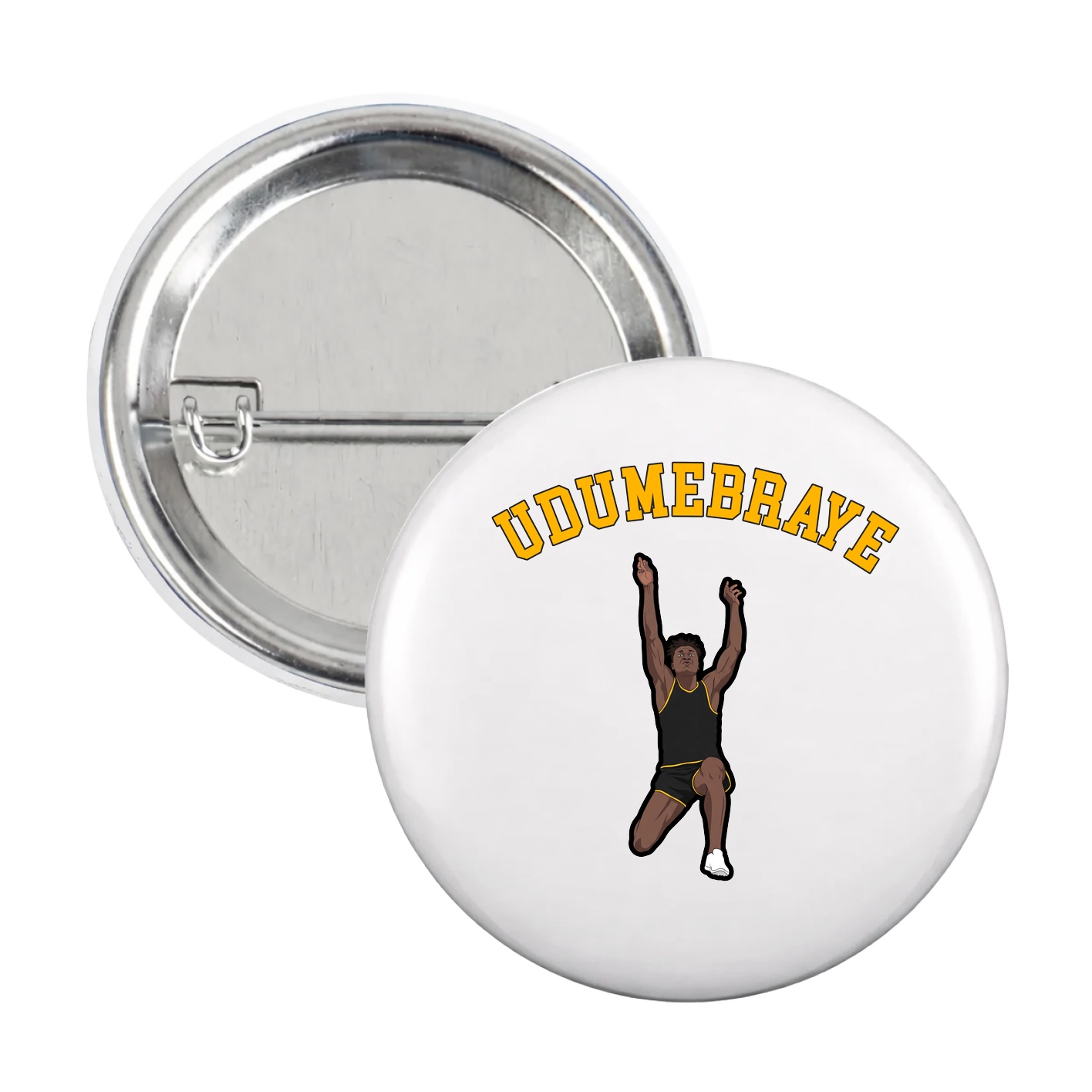 Game Day Button — Shirsey Arch in White