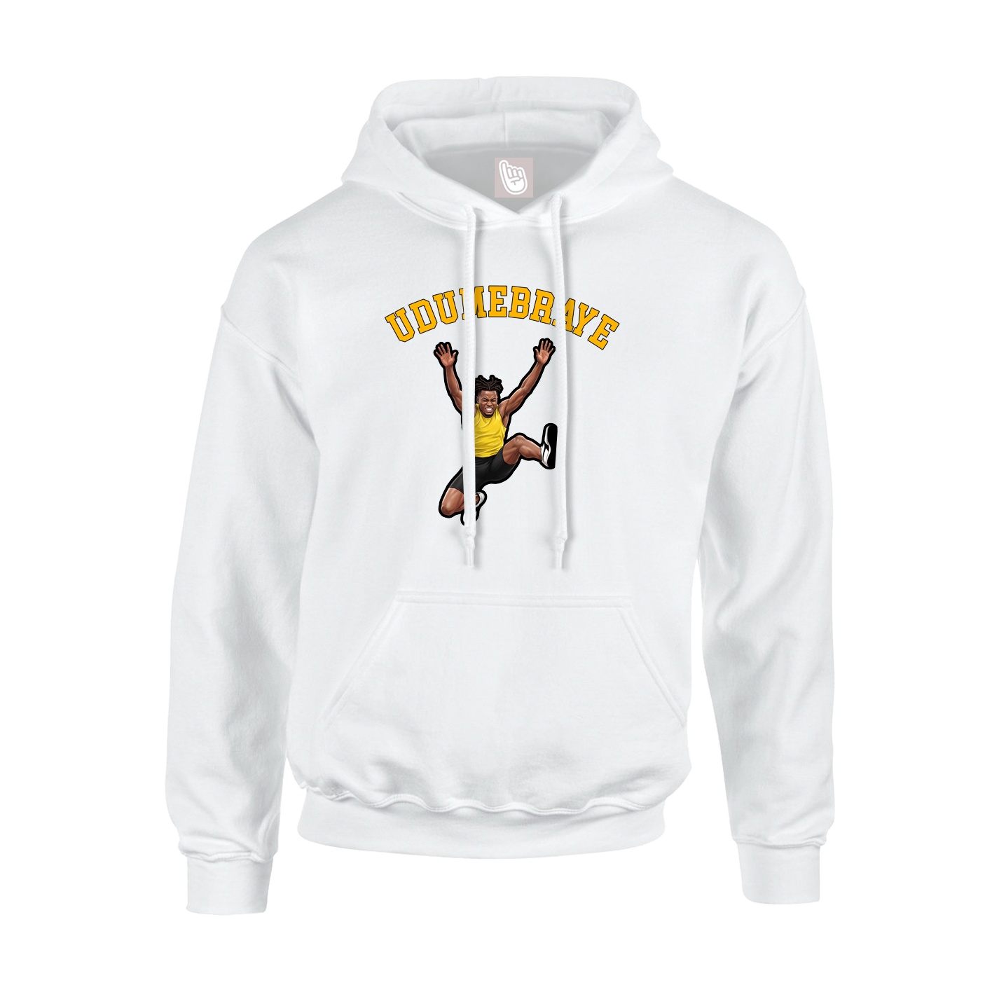 Youth Hoodie — Shirsey Arch in White