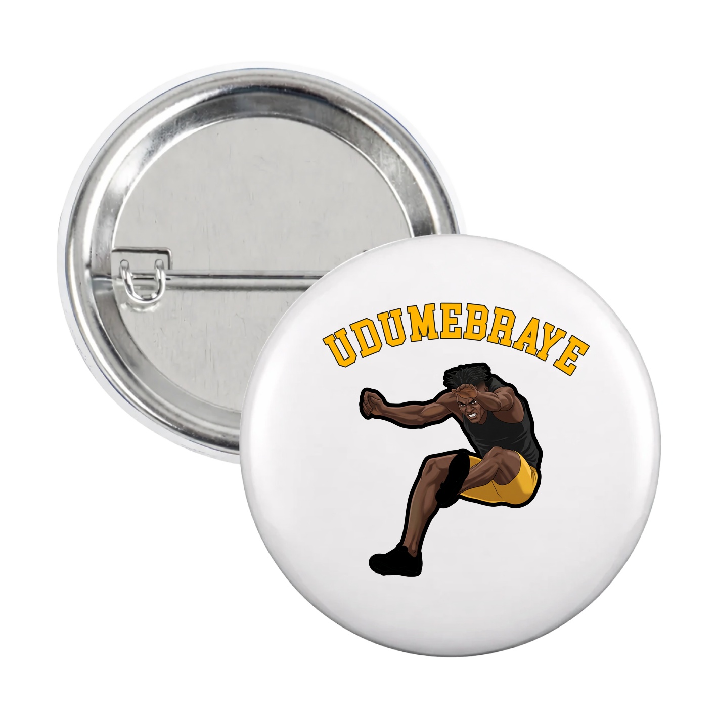 Game Day Button — Shirsey Arch in White