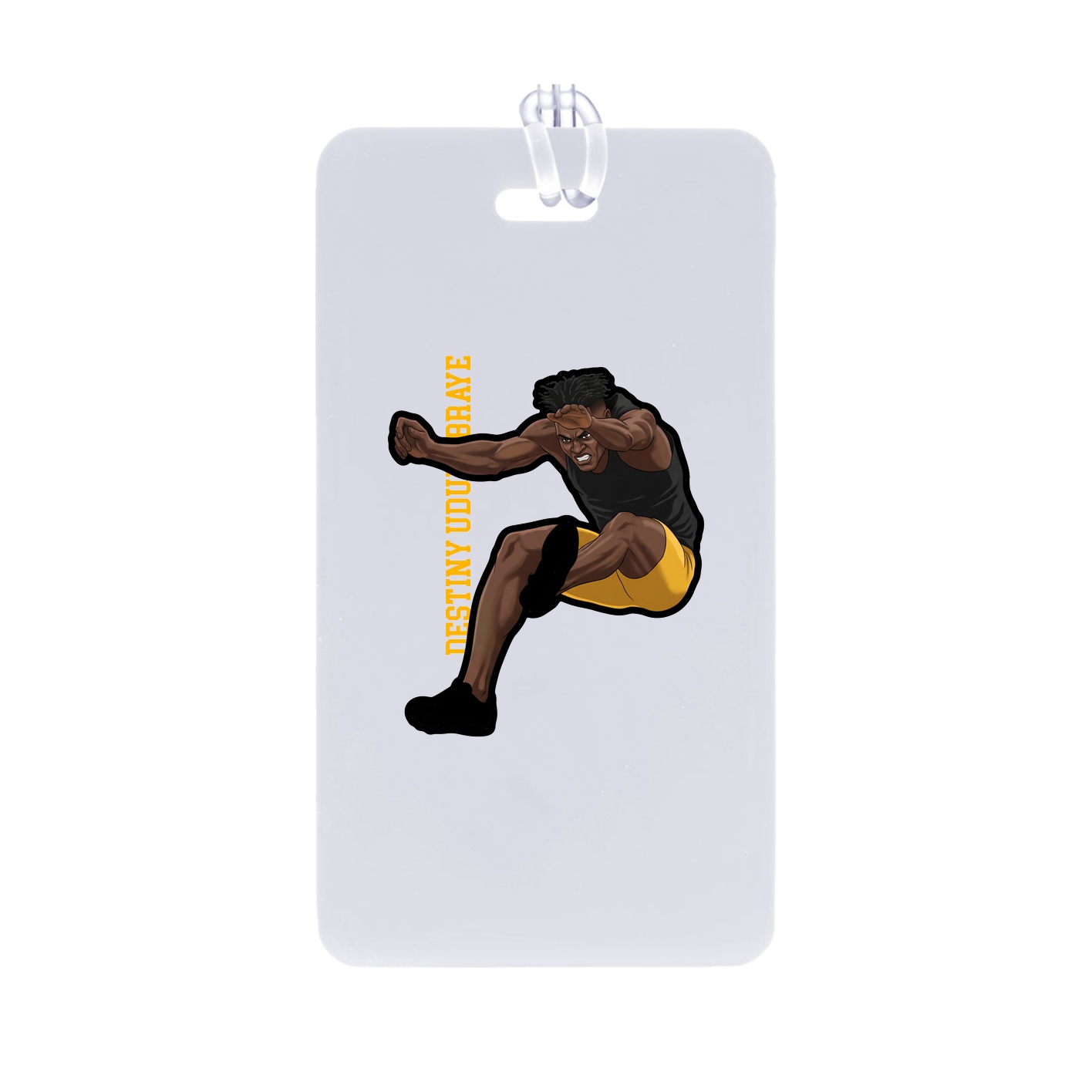 Bag Tag — Name Vertical in Classic