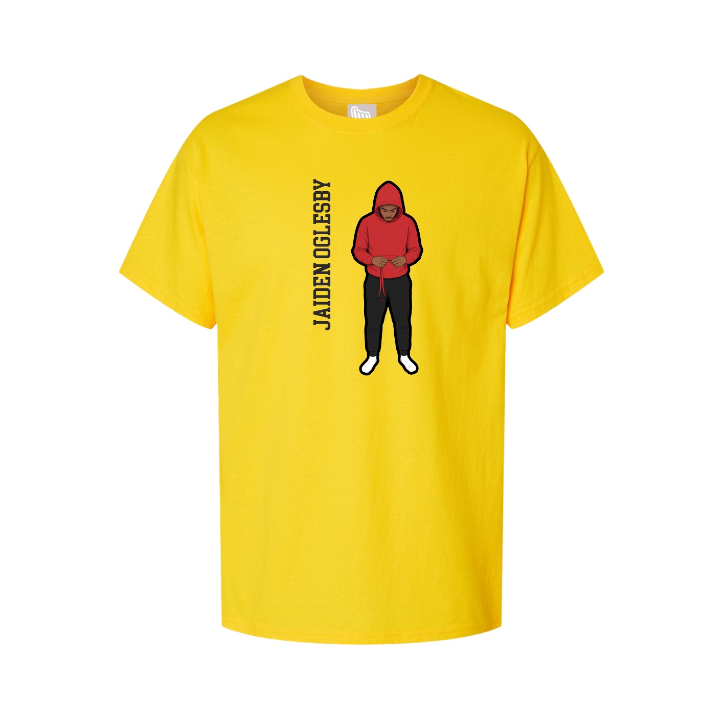 Tee — Name Vertical in Gold