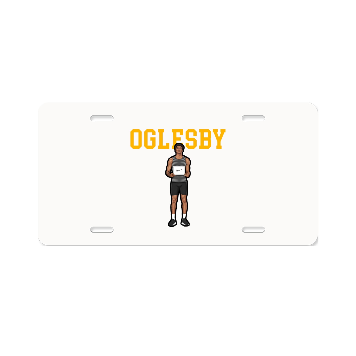 License Plate — Shirsey in Classic
