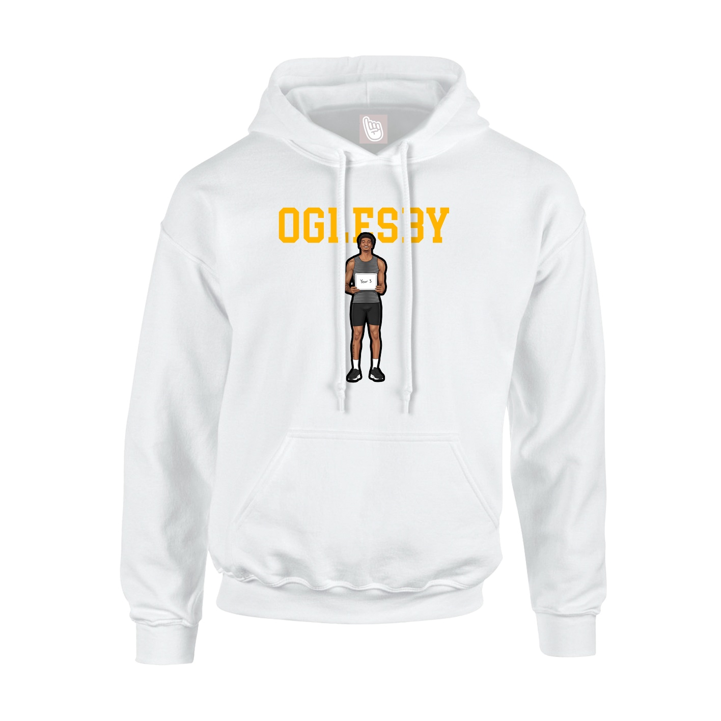 Youth Hoodie — Shirsey in White