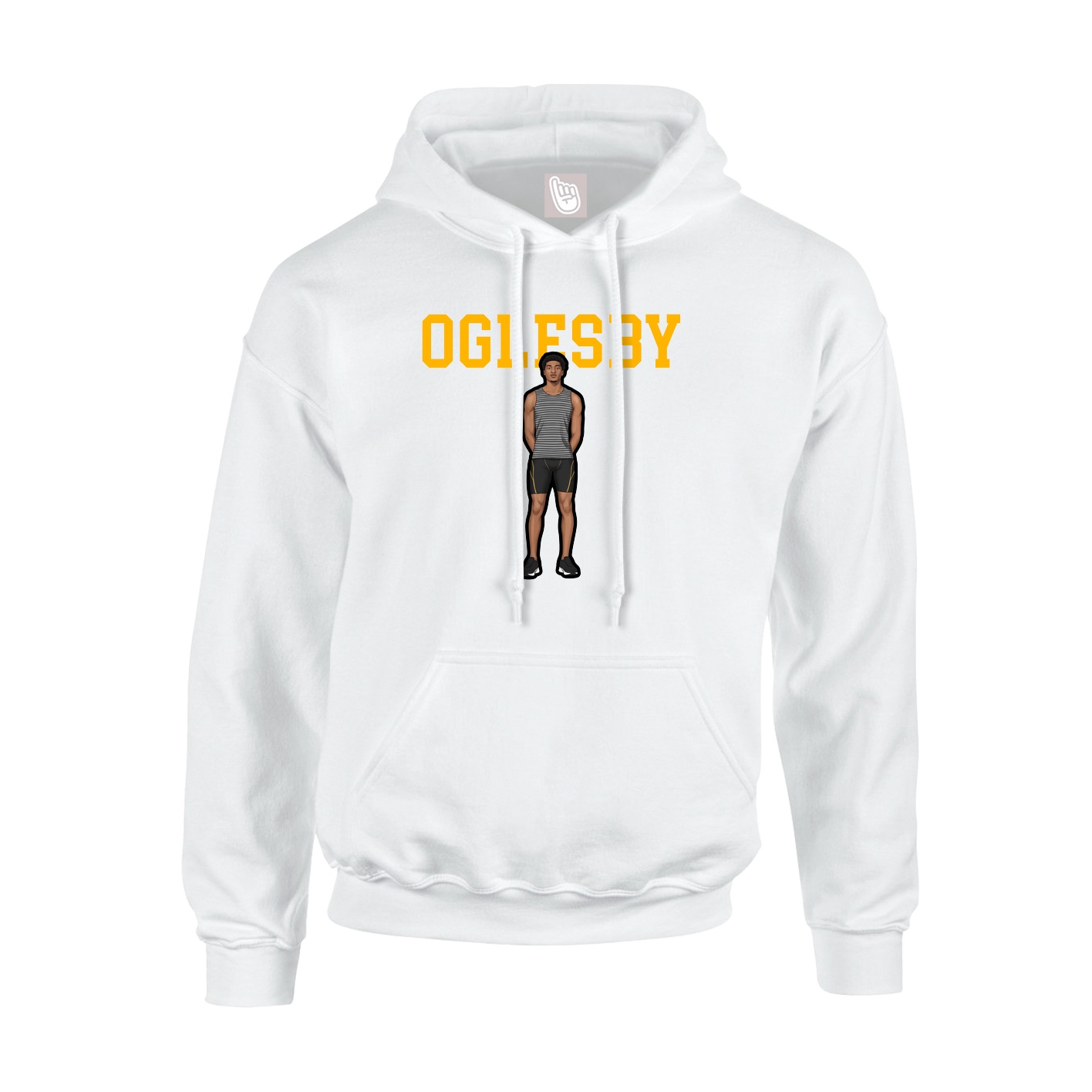 Hoodie — Shirsey in White