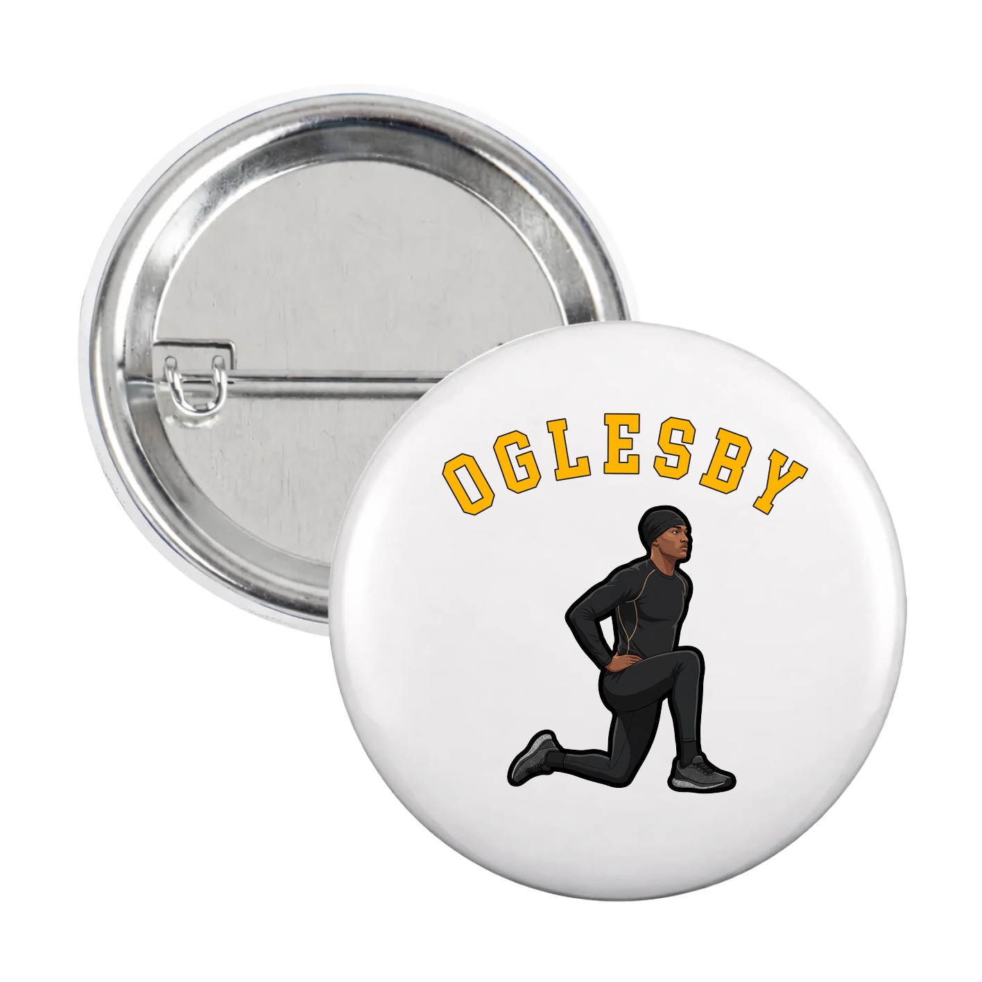 Game Day Button — Shirsey Arch in White