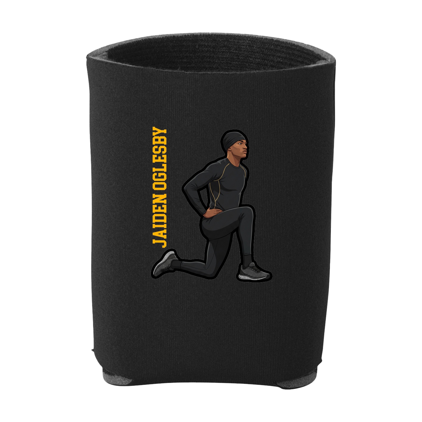 Can Holder — Name Vertical in Black