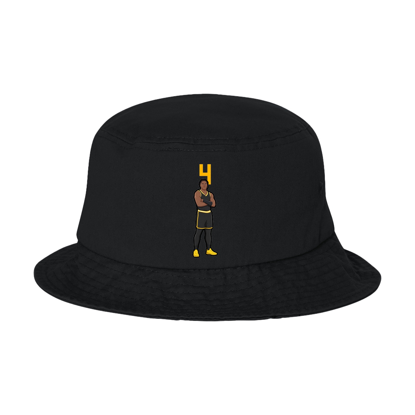 Bucket Cap — Number Top in Black
