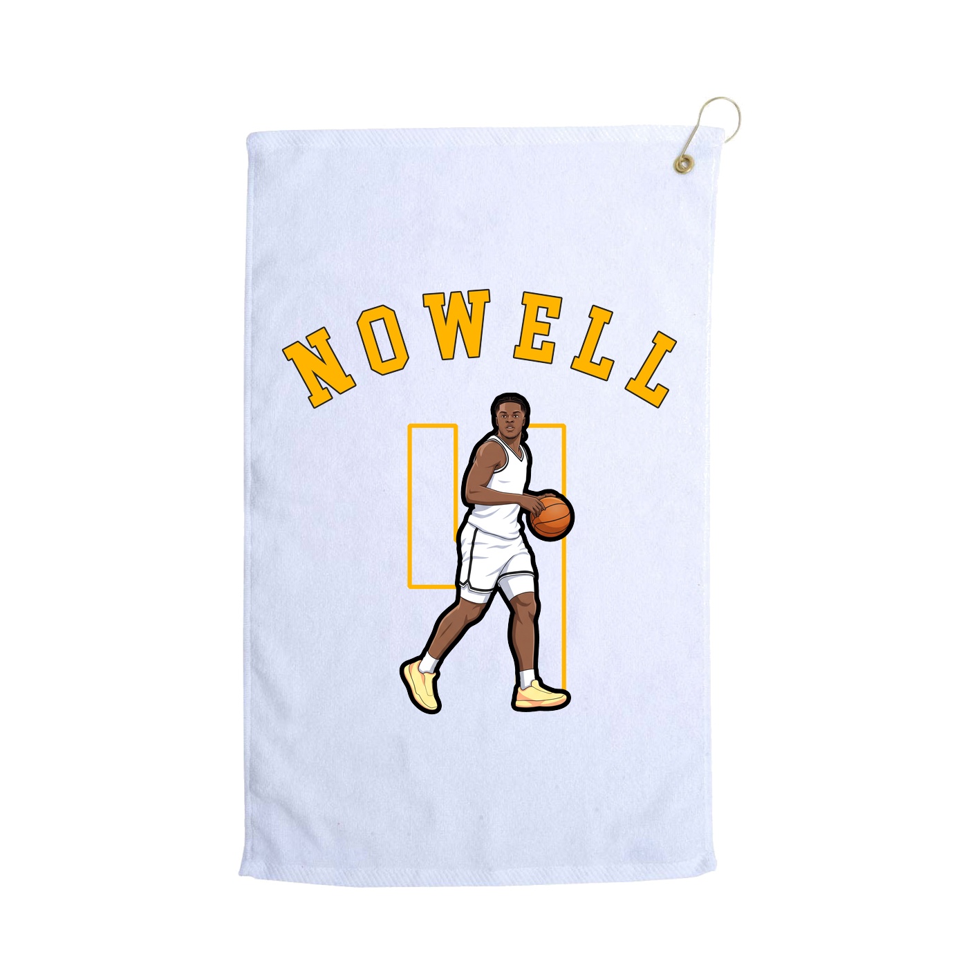 Golf Towel — Shirsey Arch in White
