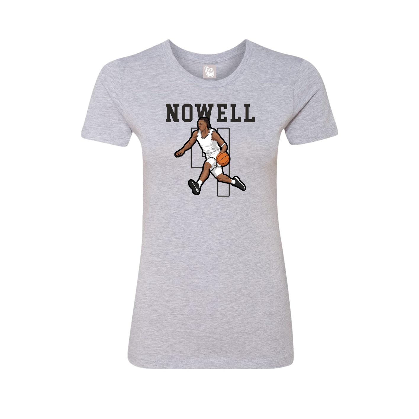 Fitted Women's Tee — Shirsey in Grey