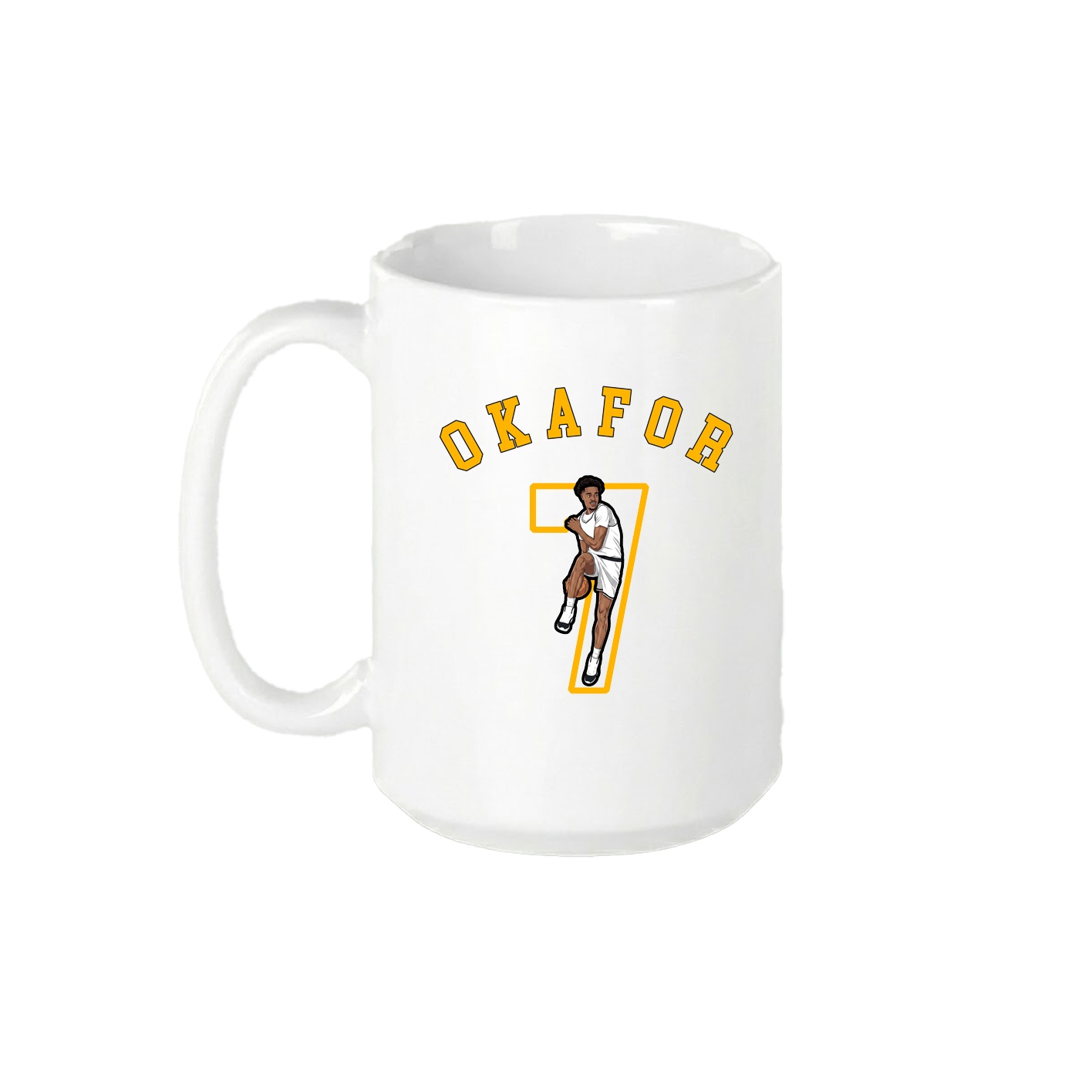 15oz Coffee Mug — Shirsey Arch in White