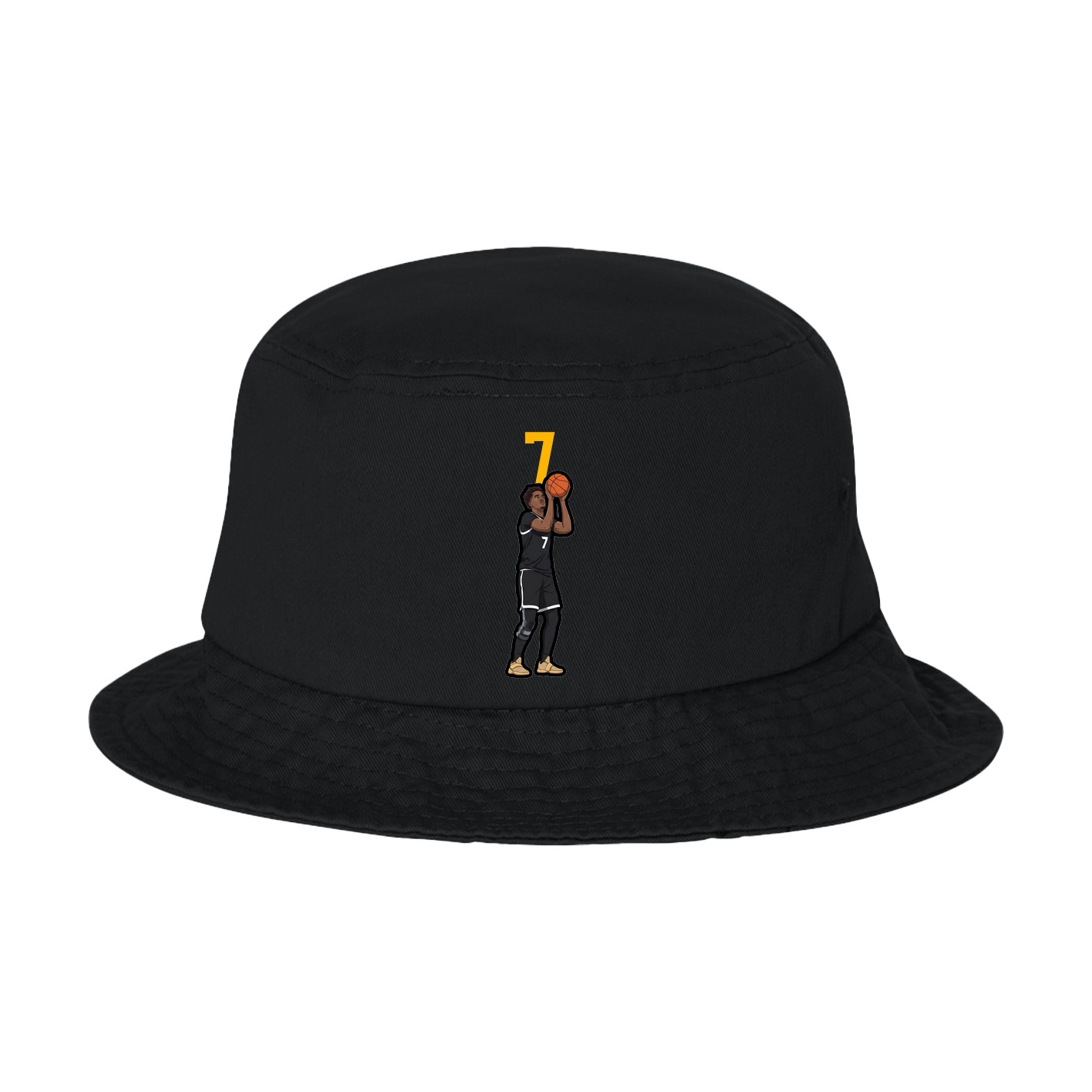 Bucket Cap — Number Top in Black