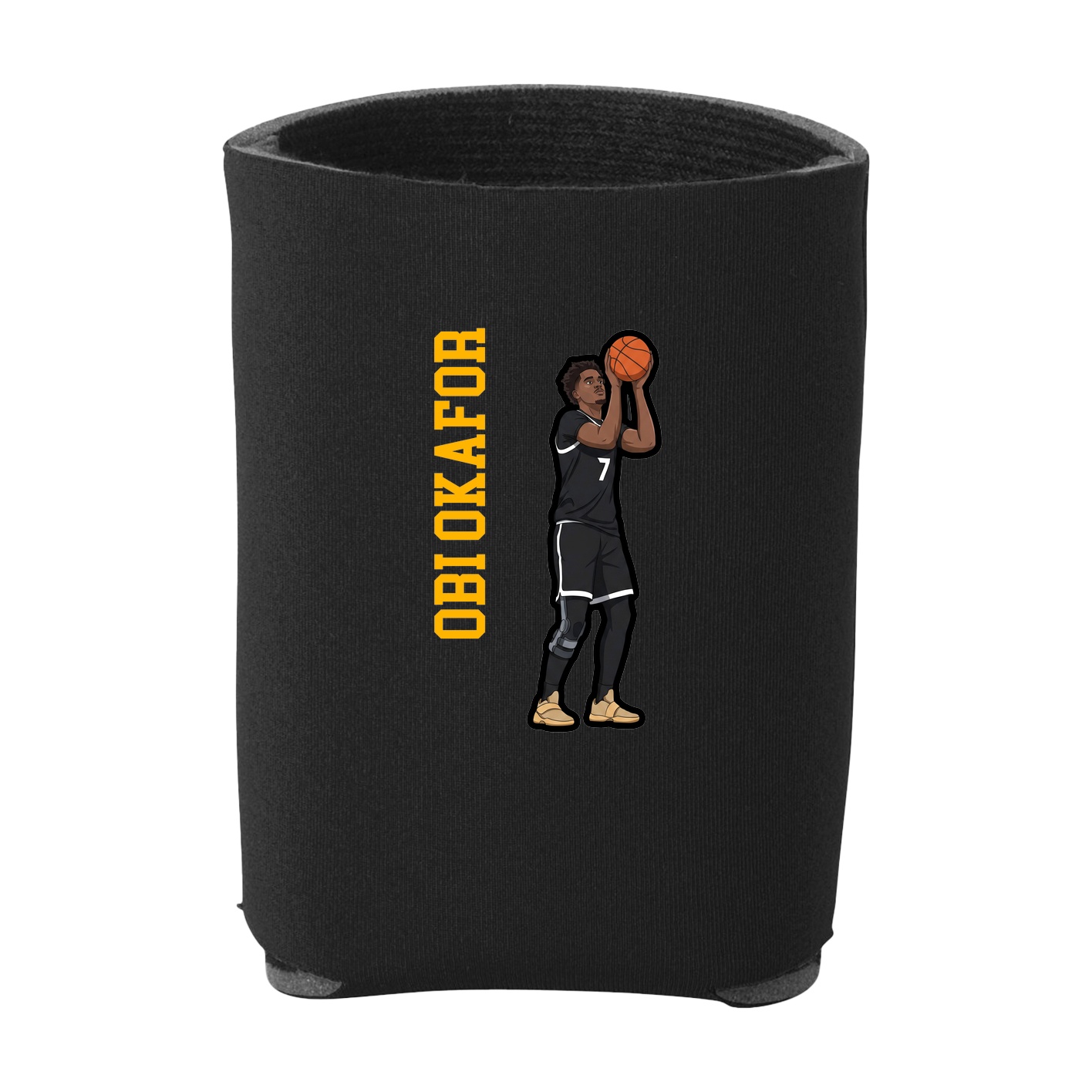 Can Holder — Name Vertical in Black